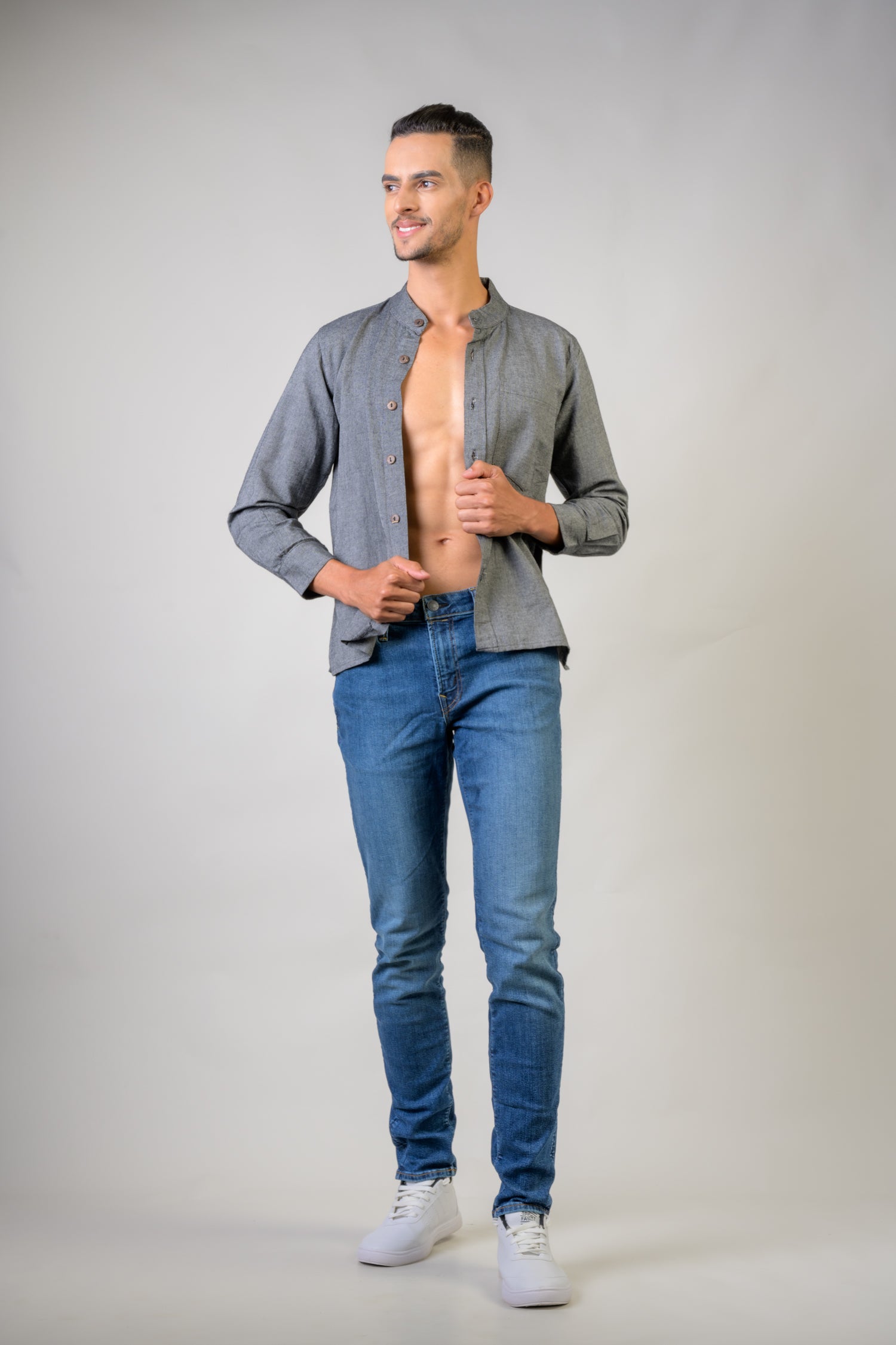 Rhea Cotton Button-Down Shirt