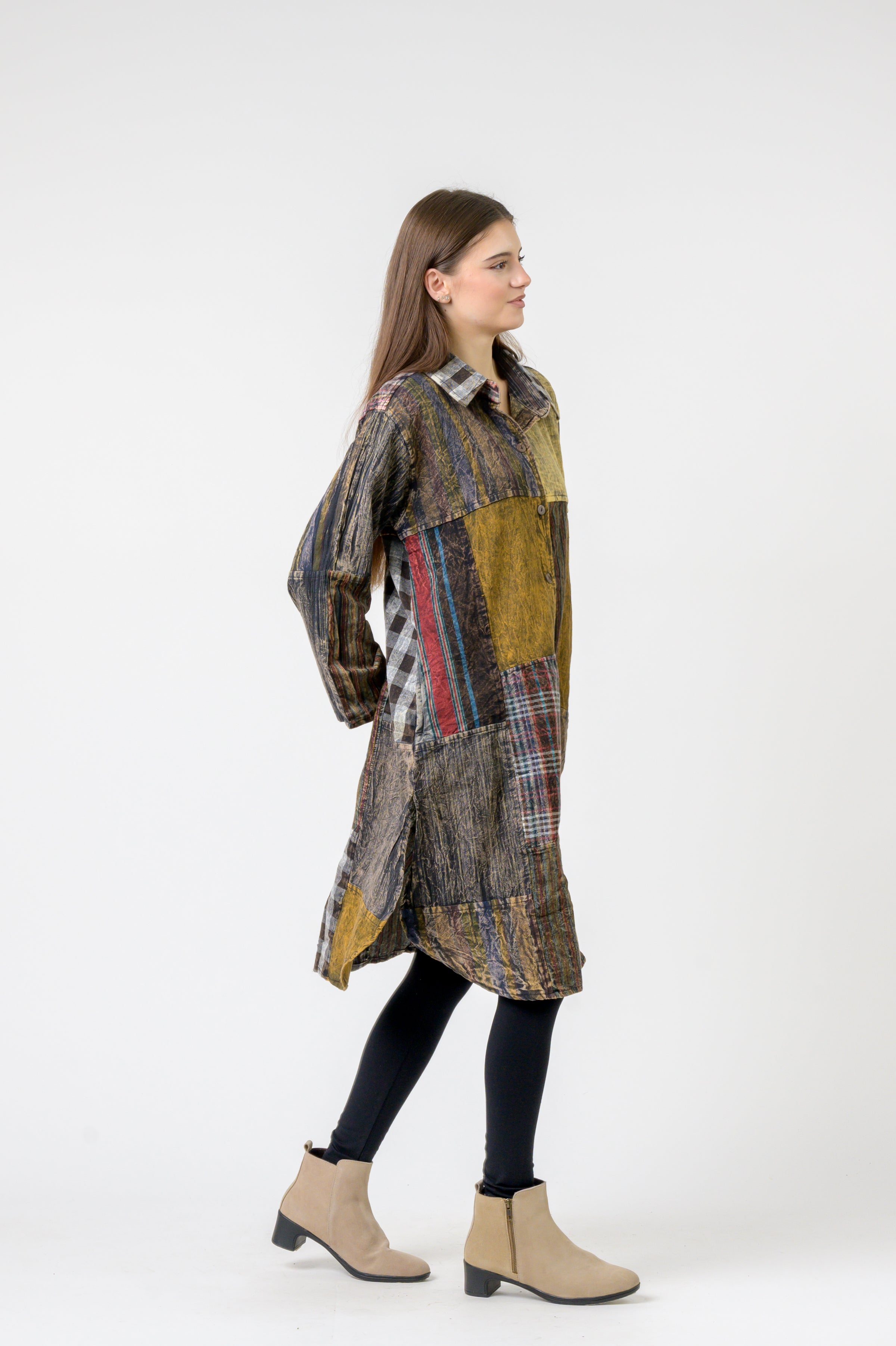 Rhea Collared Cotton Full Sleeve Casual Wear