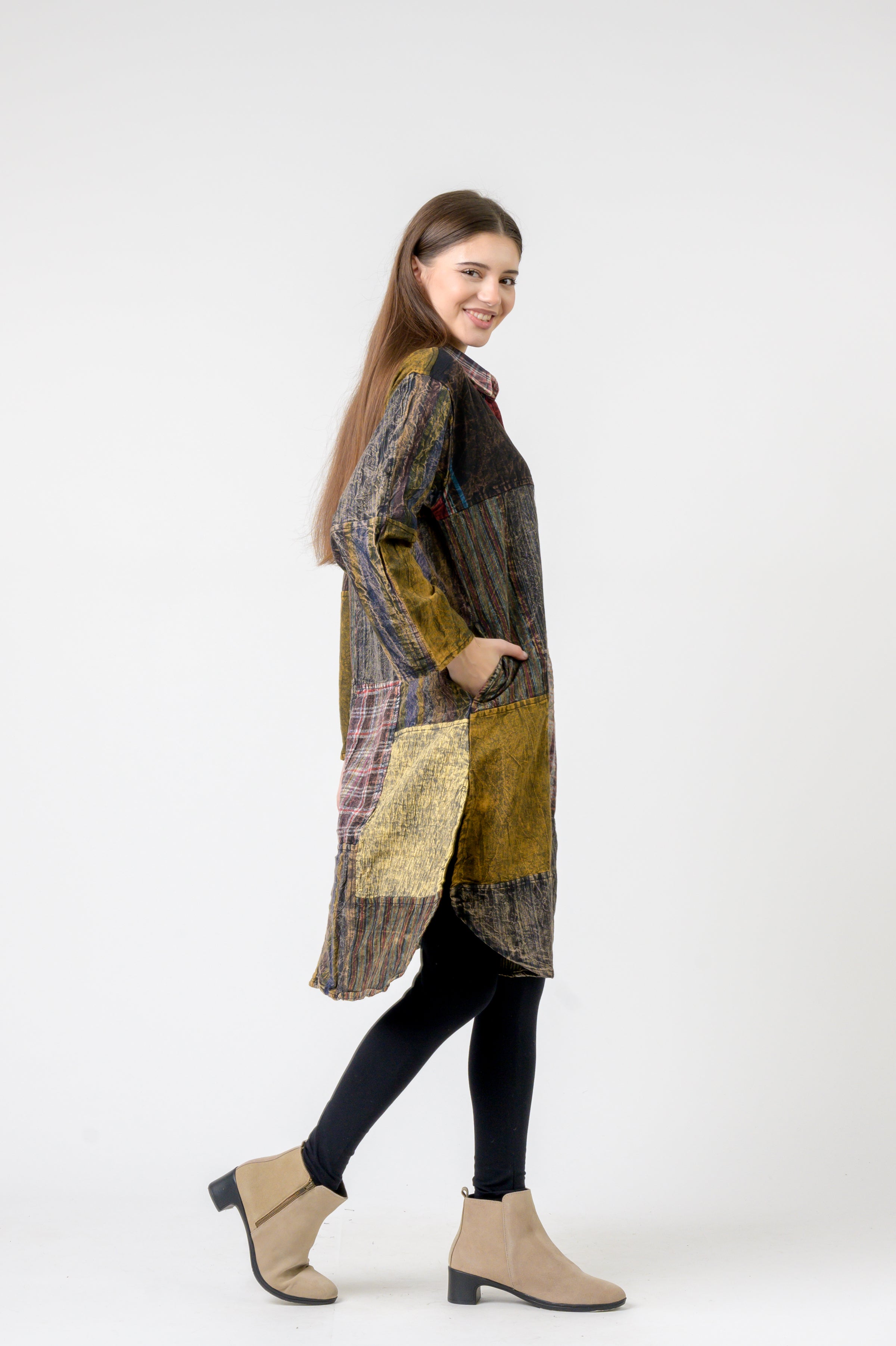 Rhea Collared Cotton Full Sleeve Casual Wear