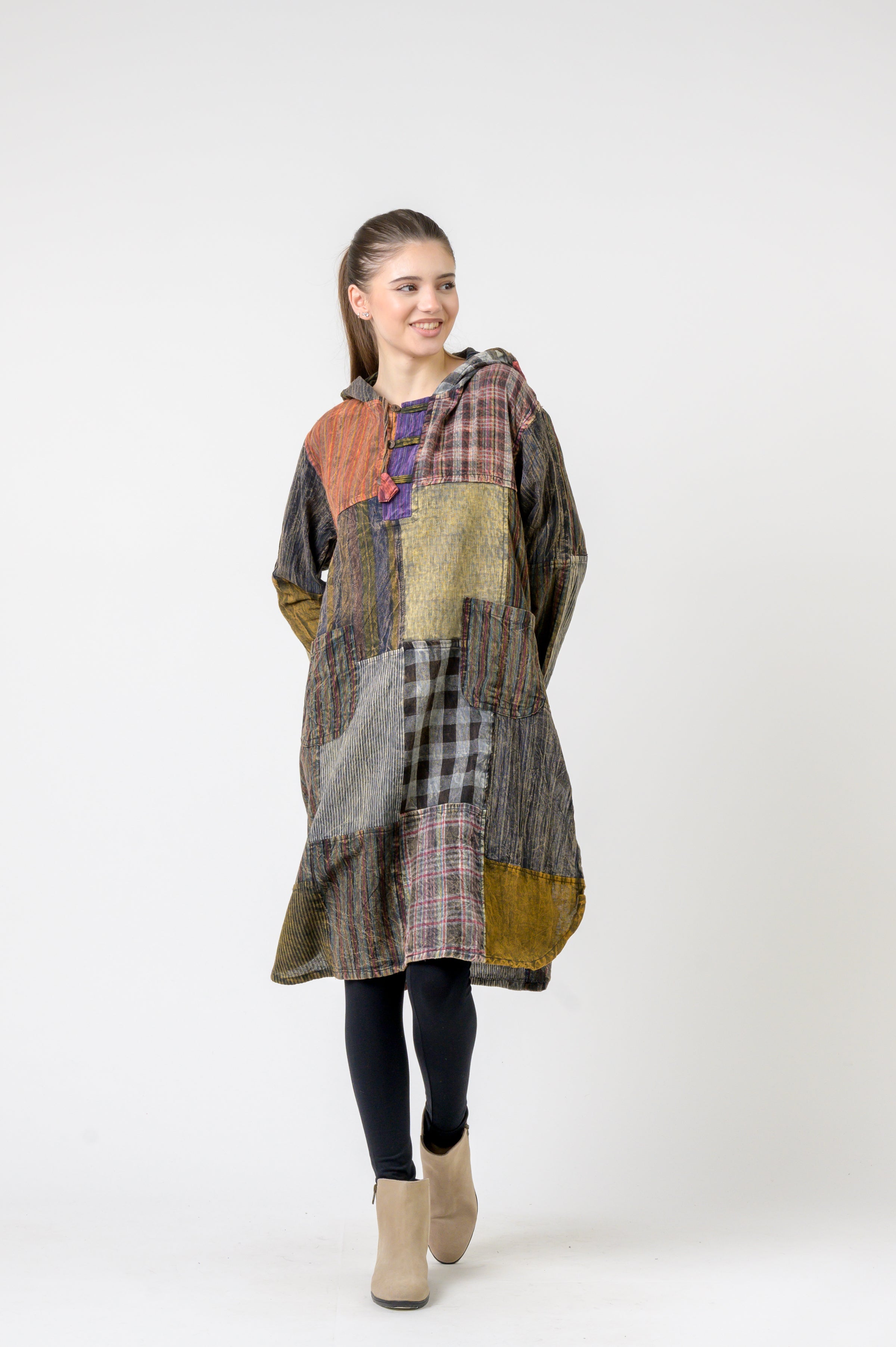 Rhea Hooded Cotton Full Sleeve Casual Wear