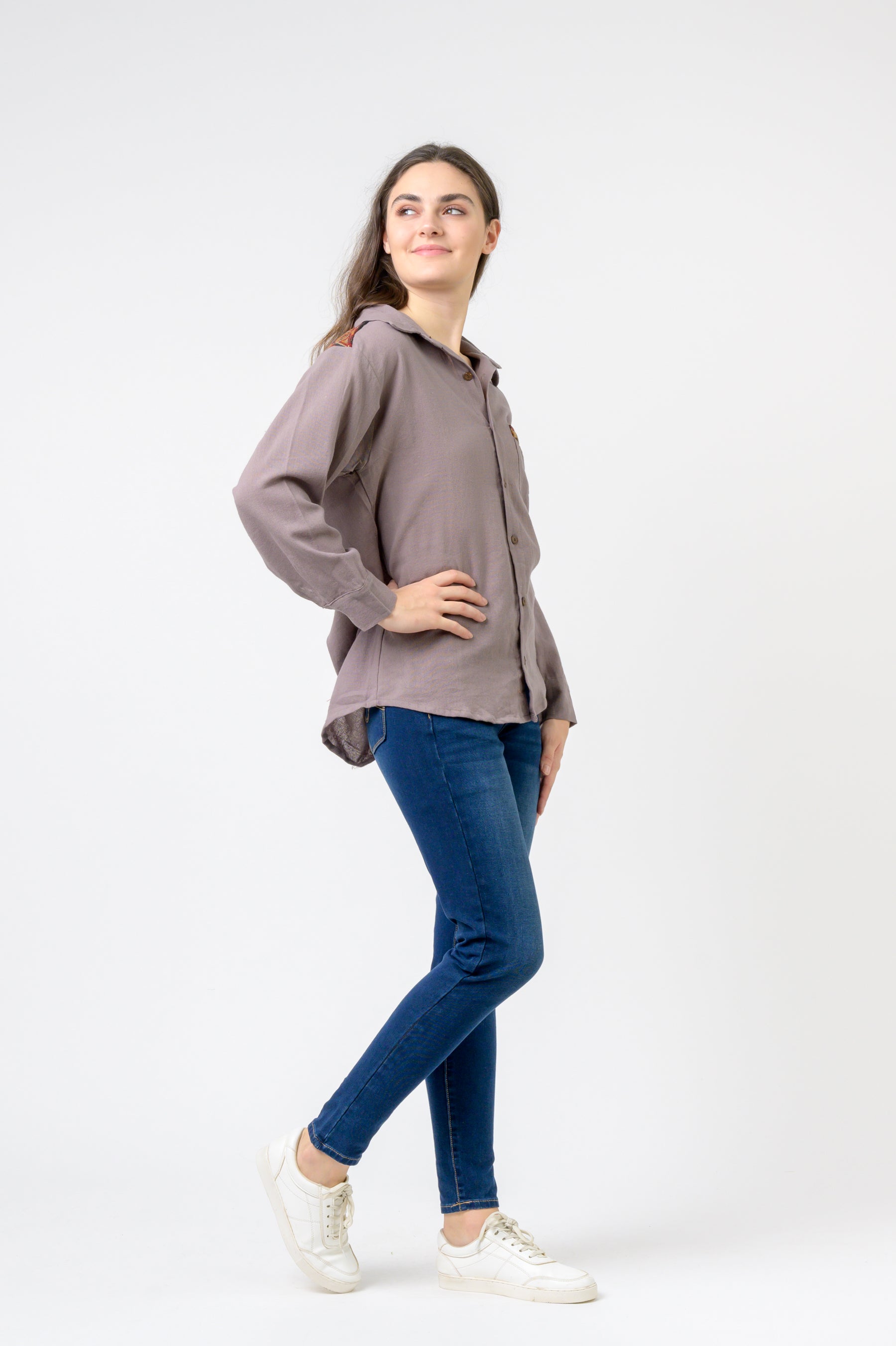 Rhea Collar and Pocket Shirt