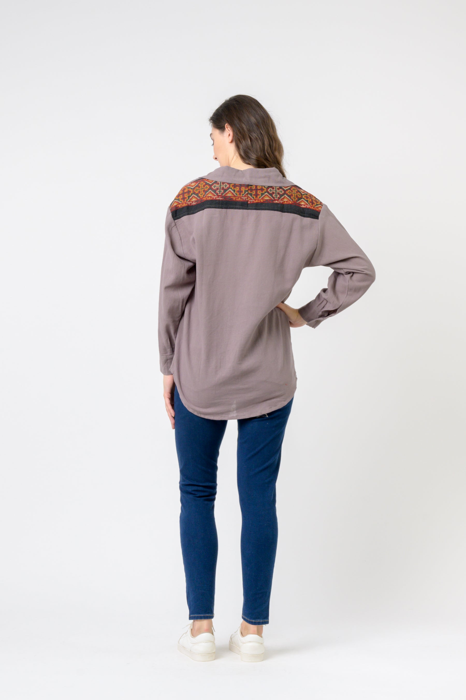 Rhea Collar and Pocket Shirt