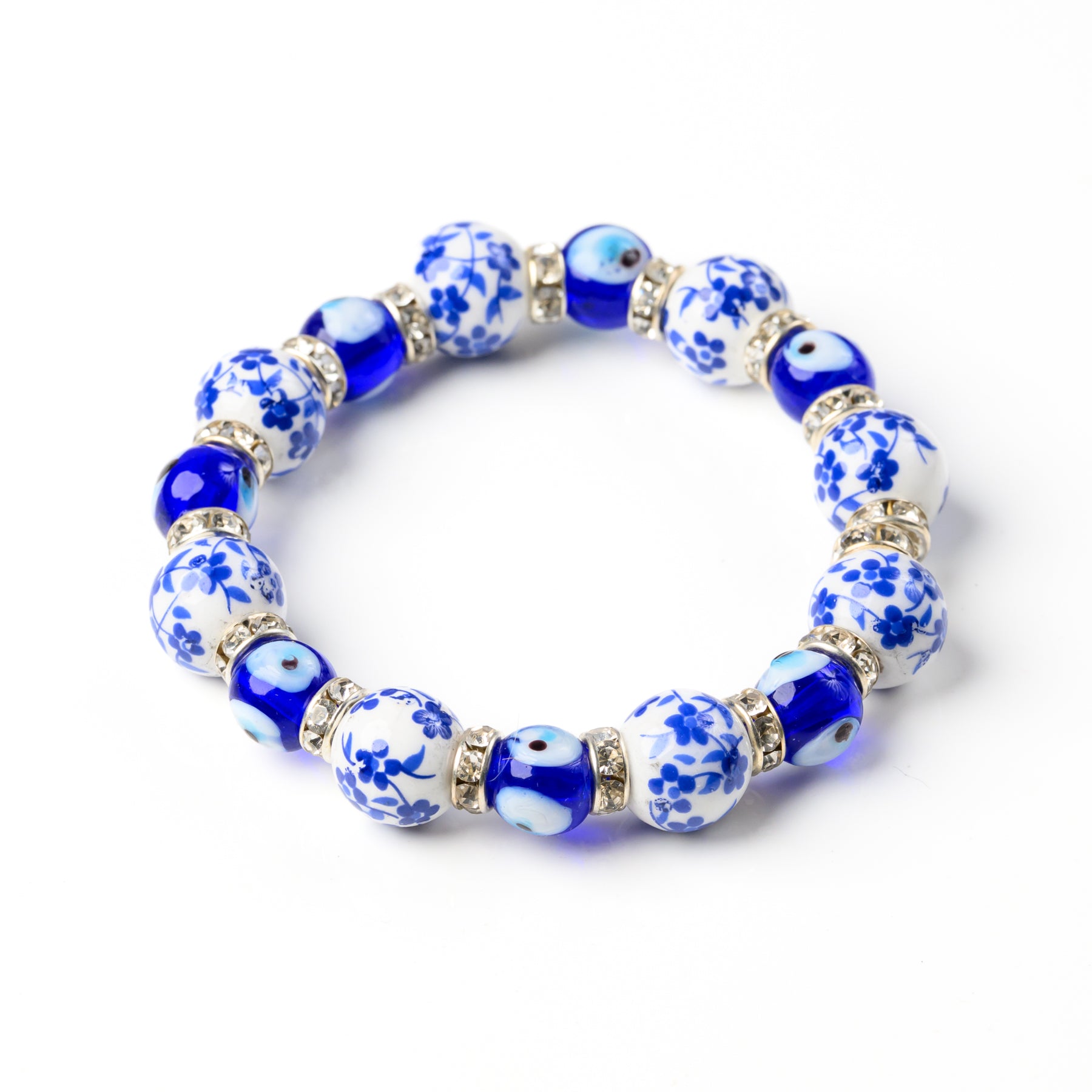 Evil Eye Bead Bracelet