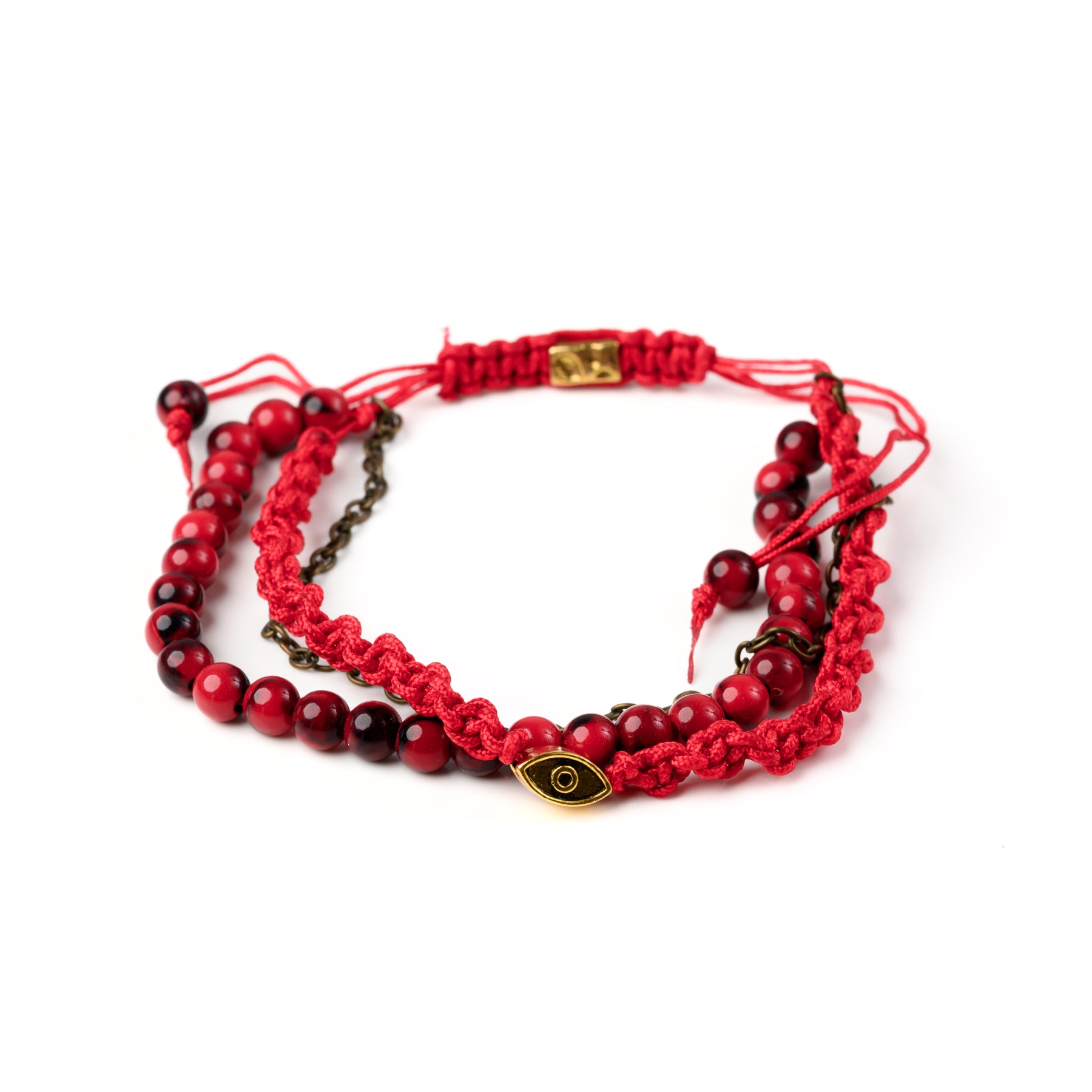 Evil Eye Dual Cord Bracelet