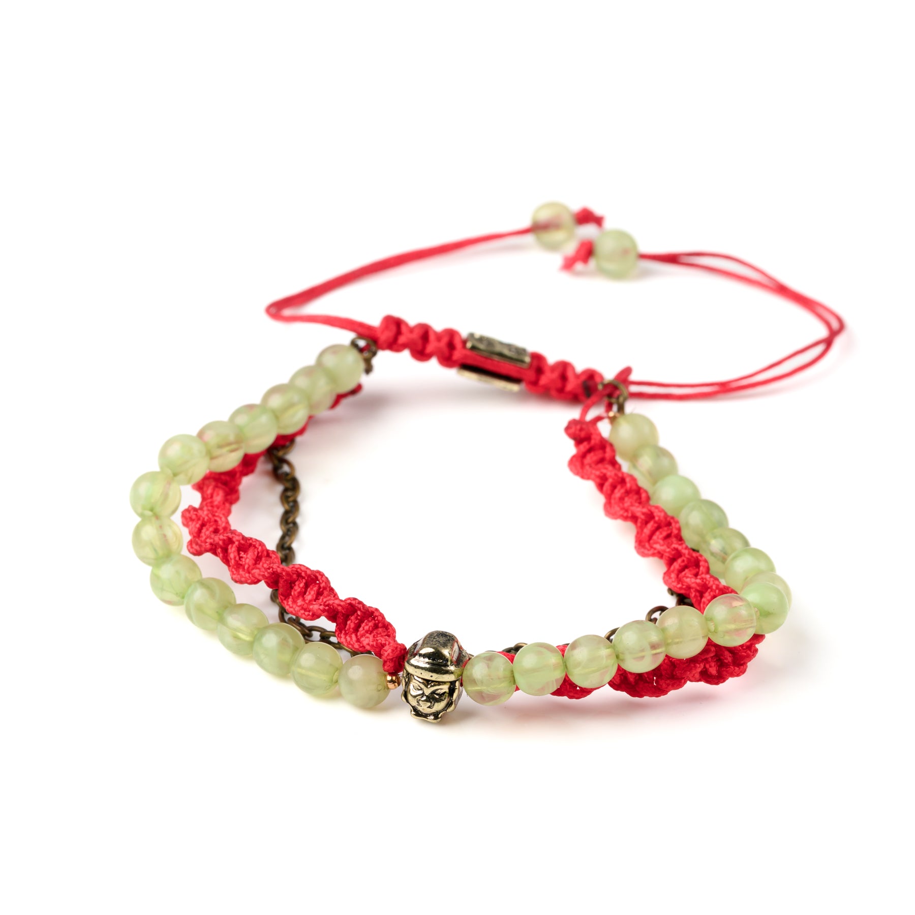 Buddha Dual Cord Bracelet