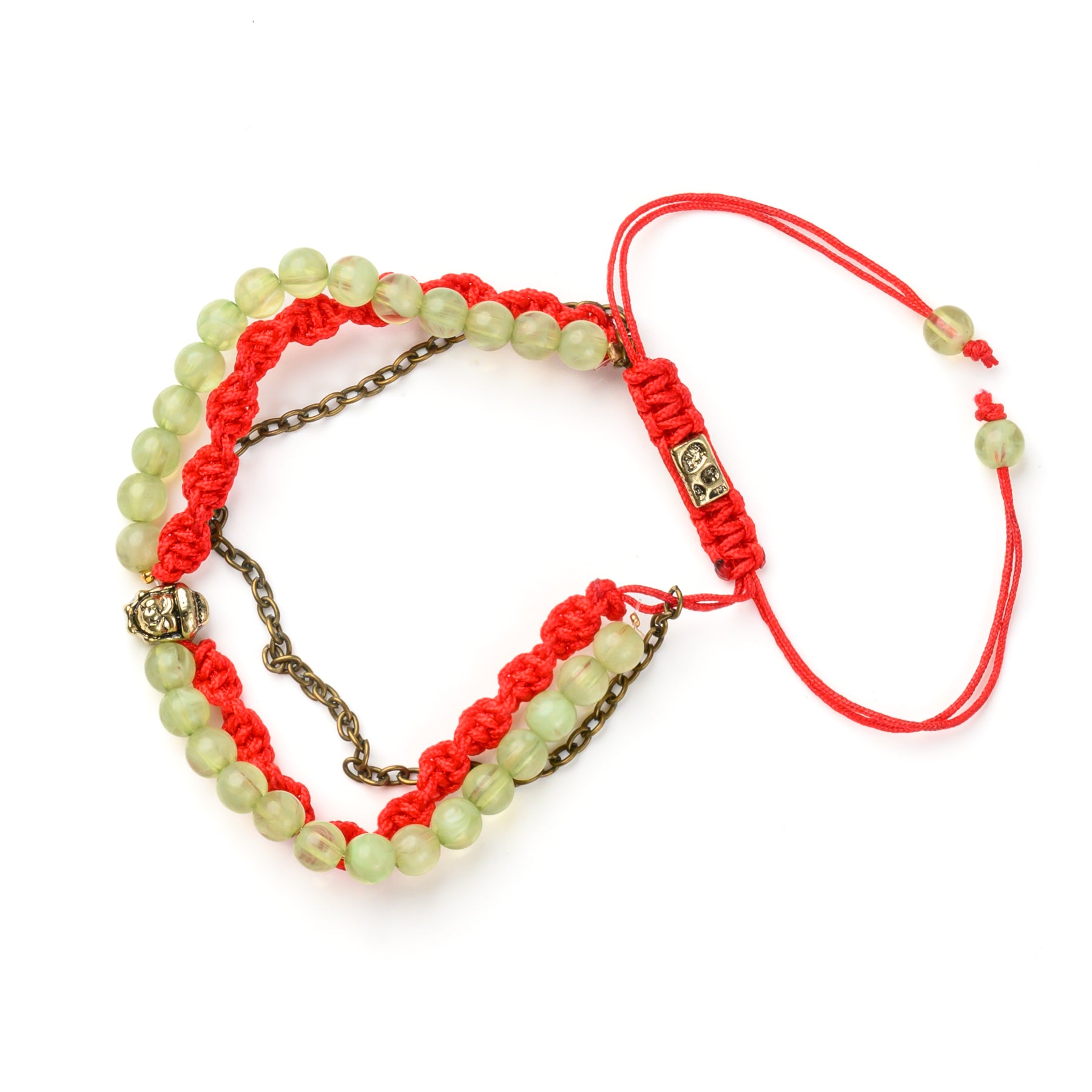 Buddha Dual Cord Bracelet