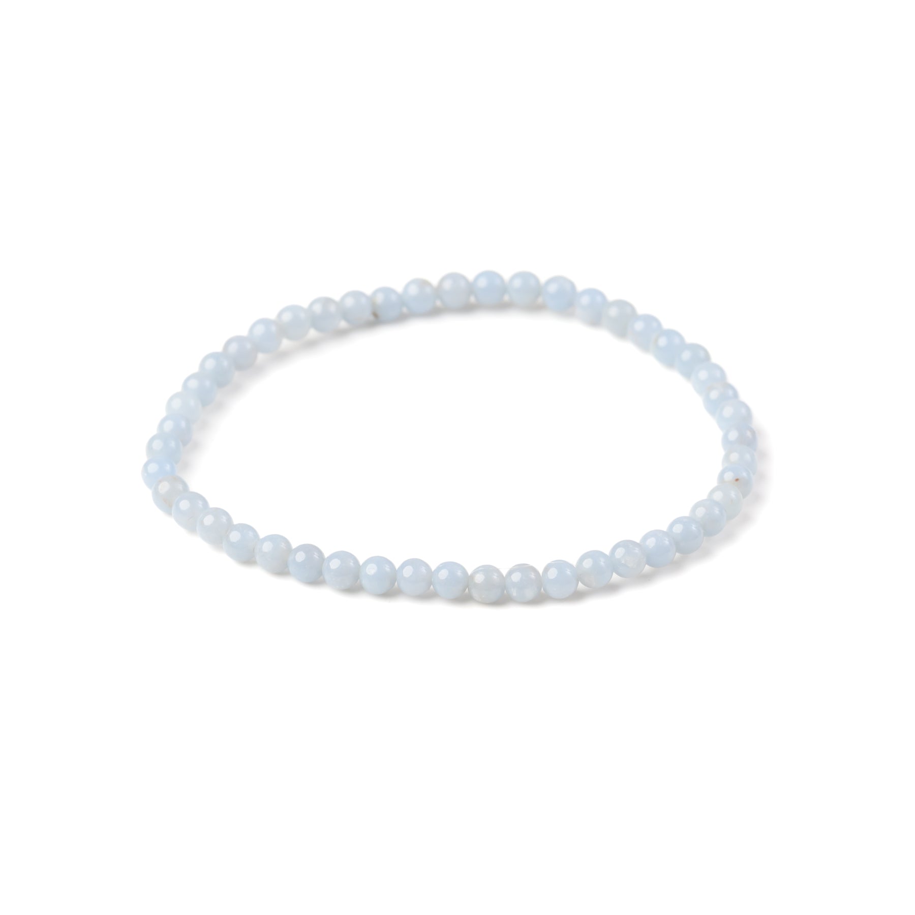 Angelite Bead Bracelet