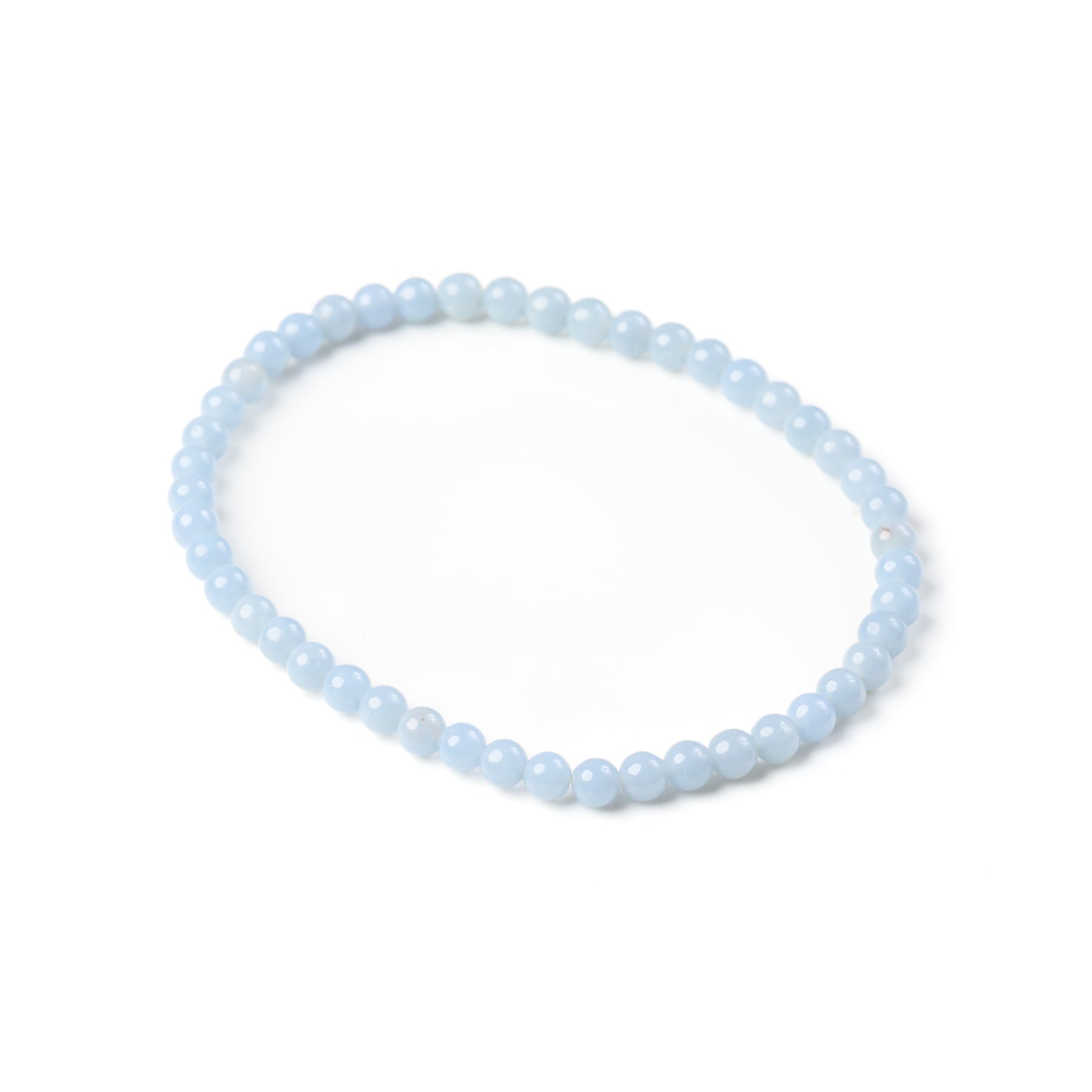 Angelite Bead Bracelet