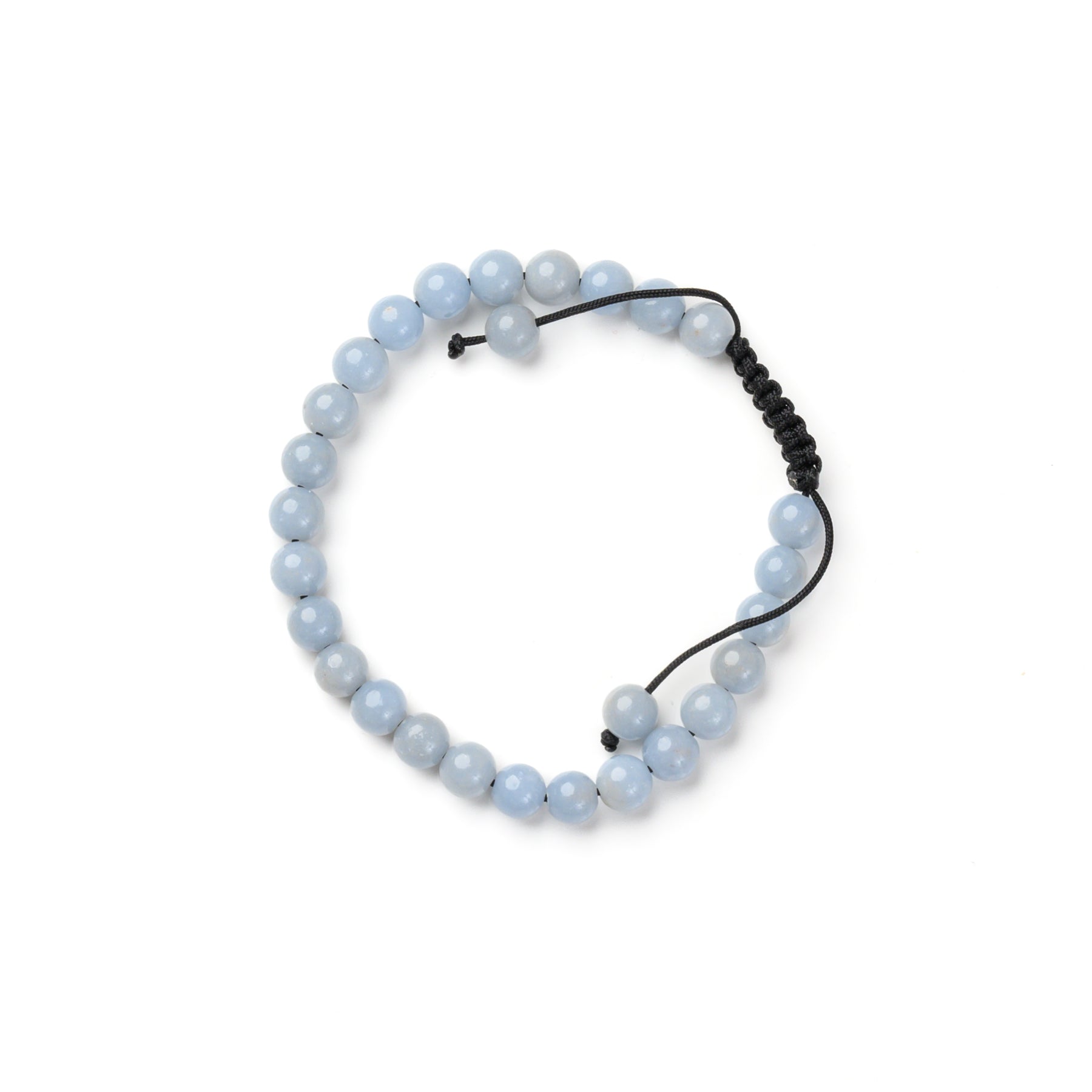 Angelite Bead Bracelet