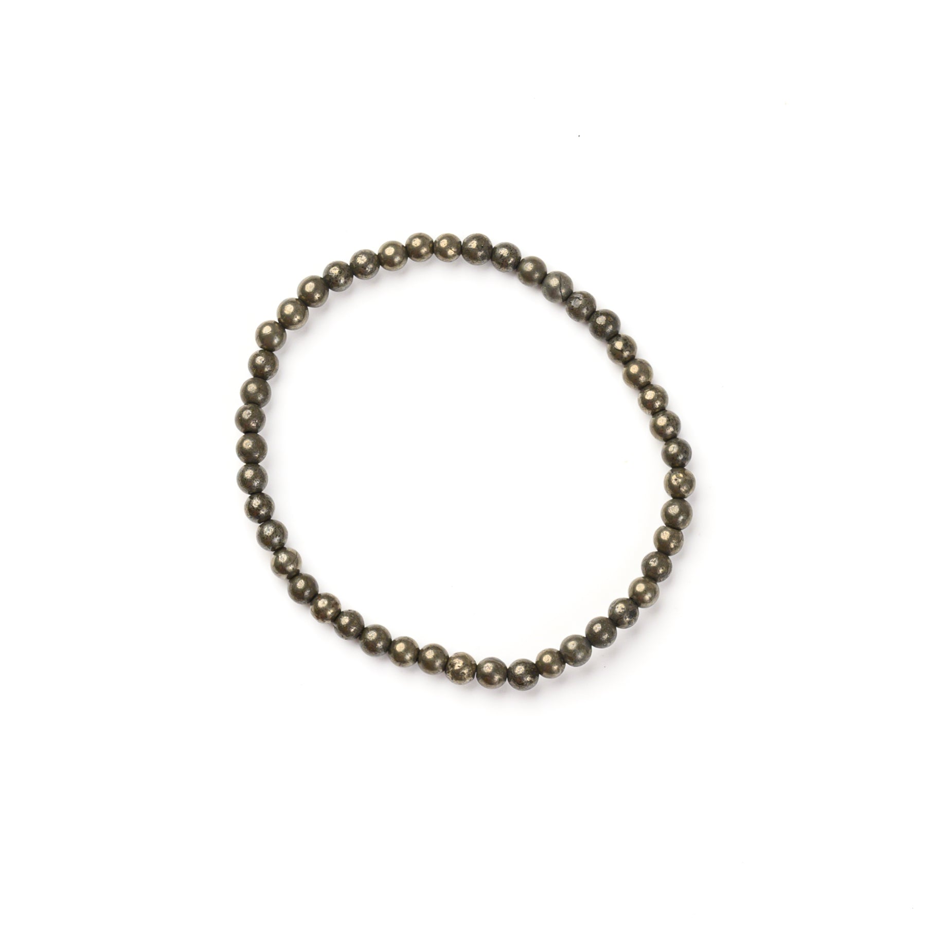 Pyrite Bead Bracelet