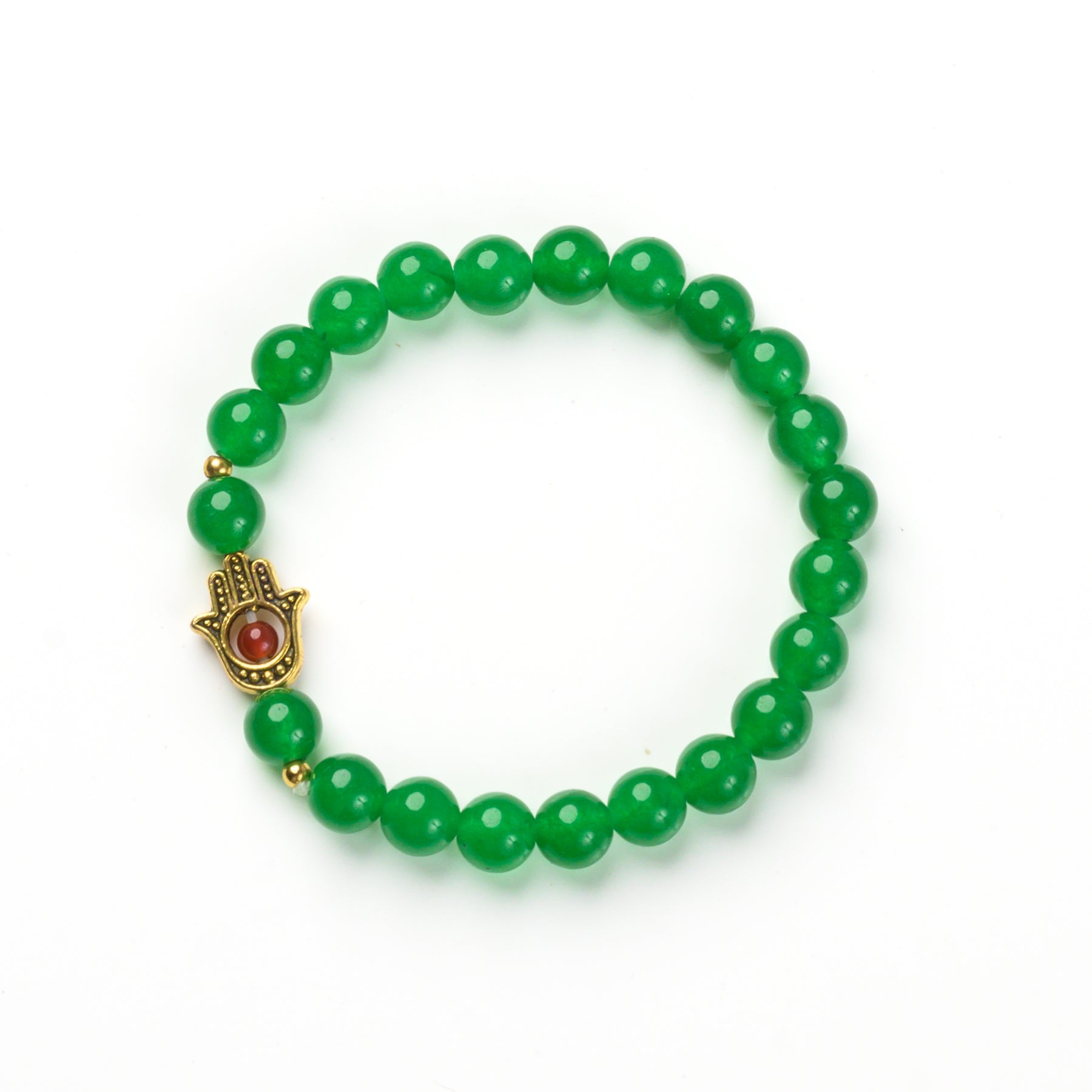 Hamsa Beaded Bracelet - 8mm