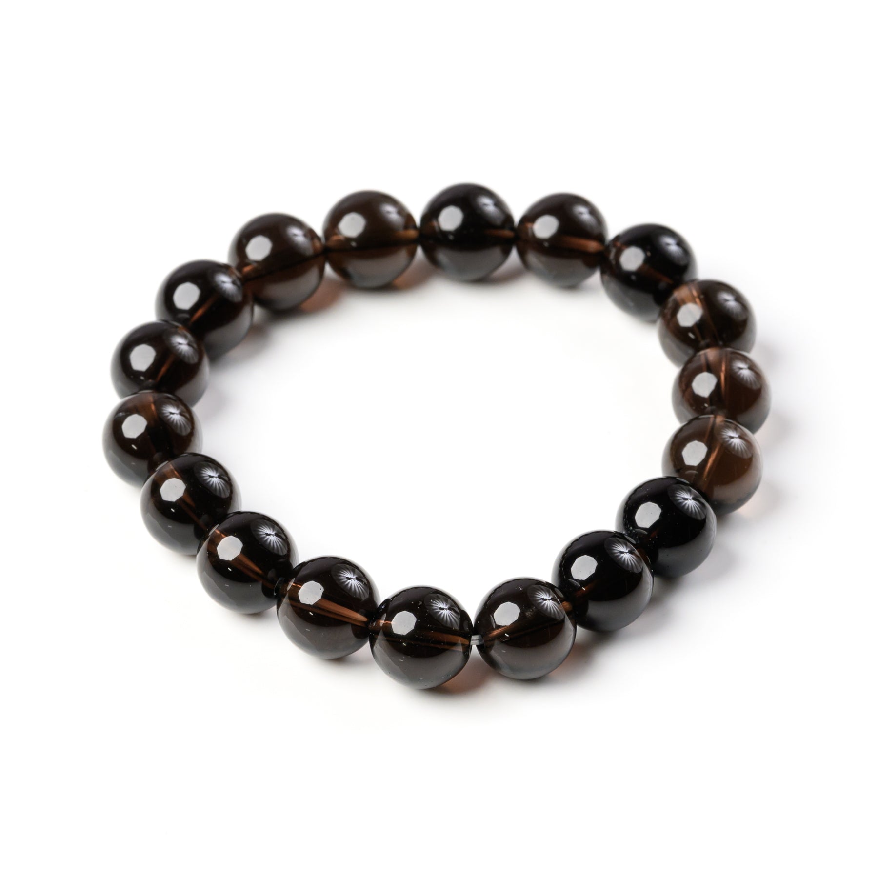 Smoky Quartz Bead Bracelet