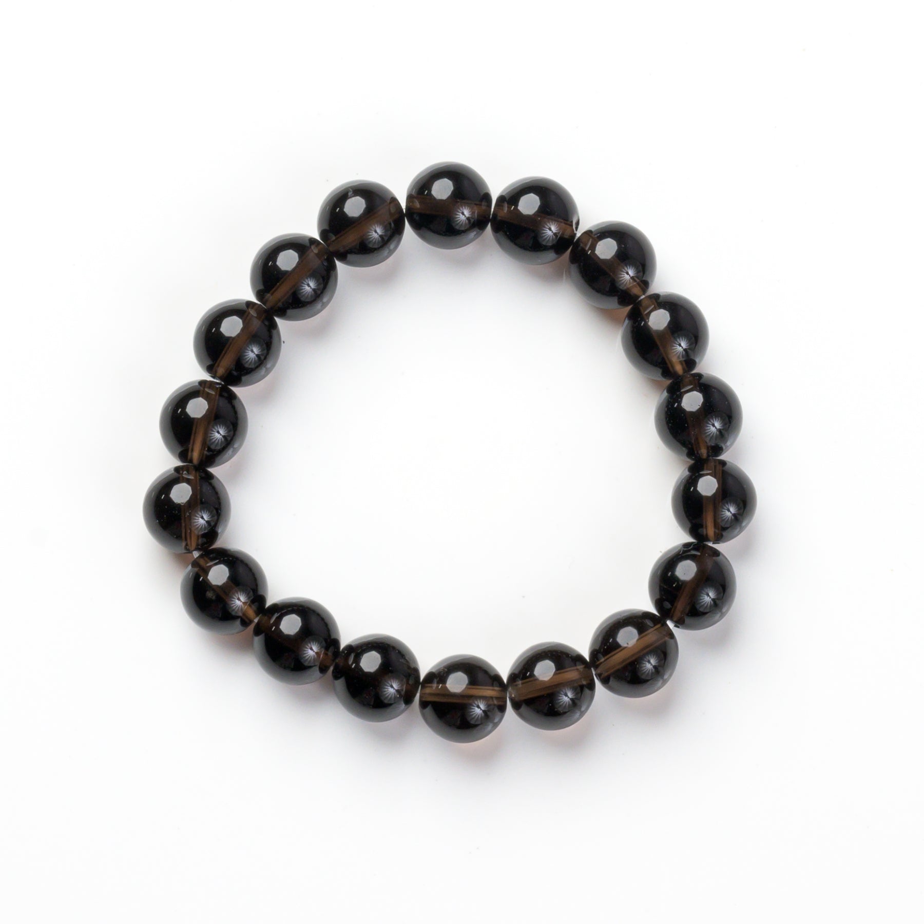Smoky Quartz Bead Bracelet