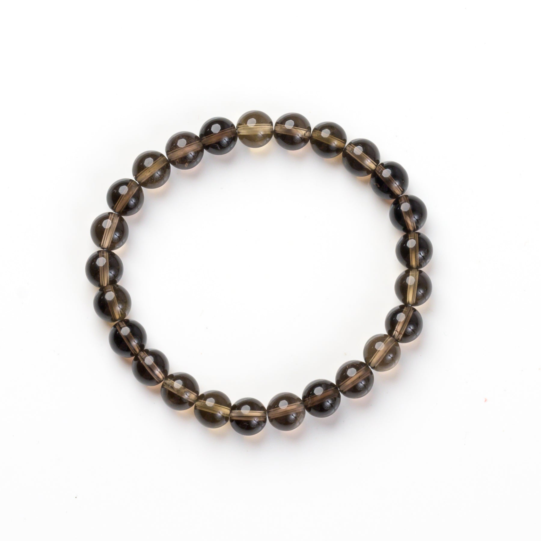 Smoky Quartz Bead Bracelet