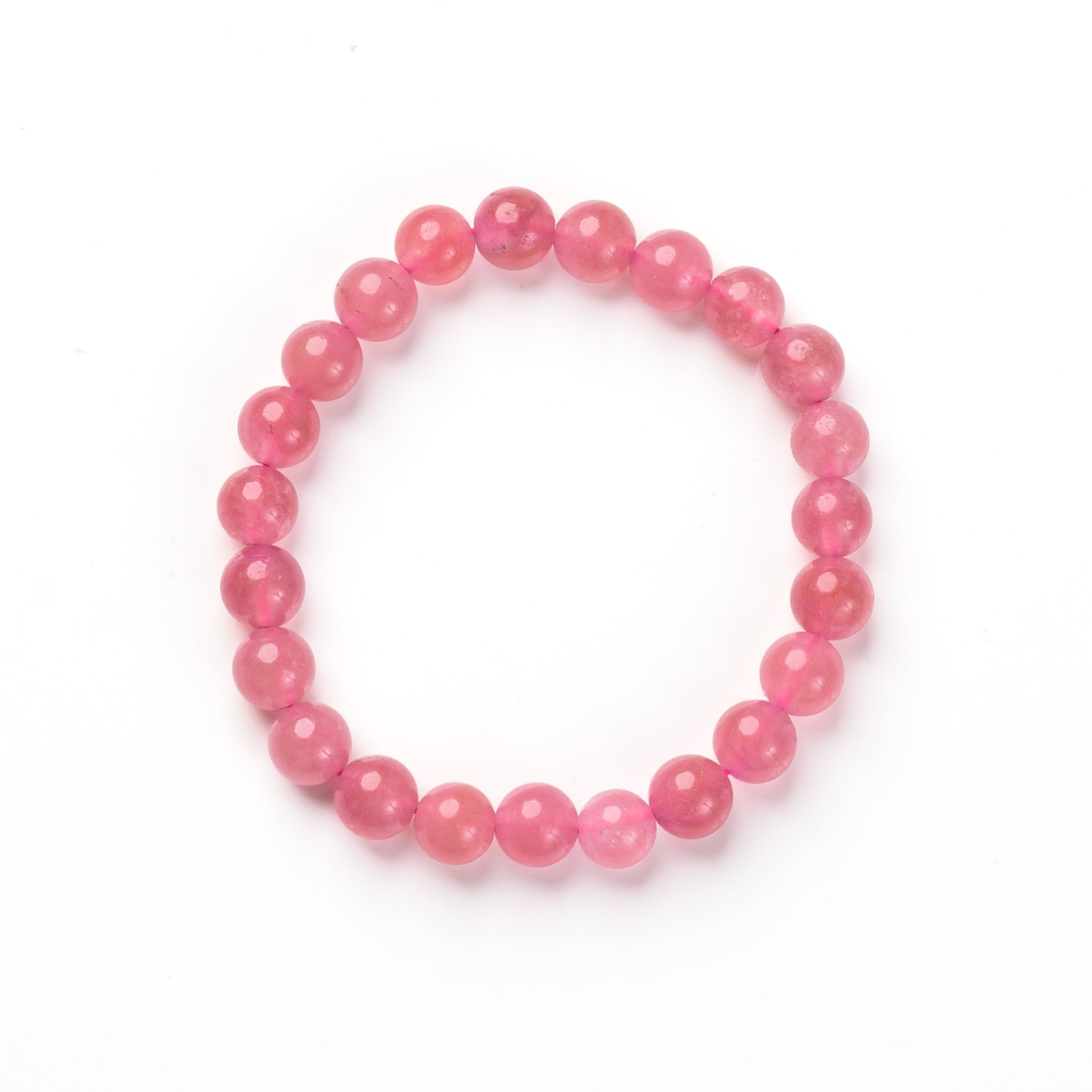 Strawberry Quartz Bead Bracelet