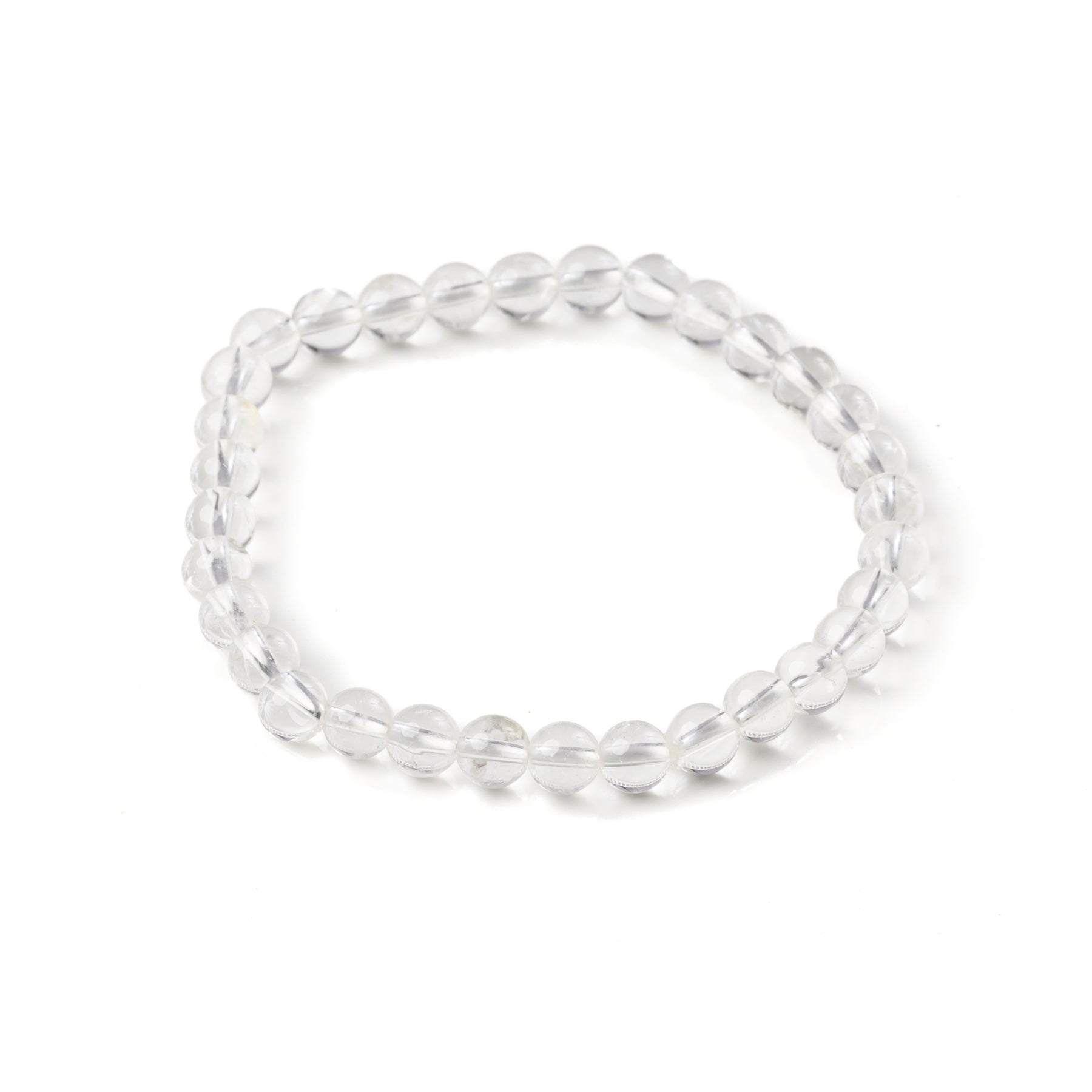 Clear Quartz Bead Bracelet