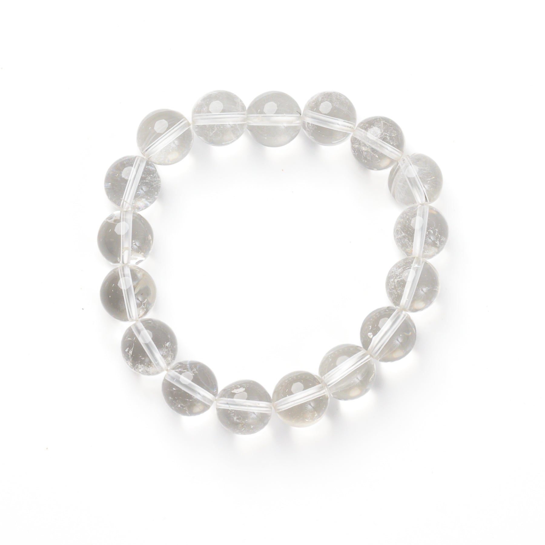 Clear Quartz Bead Bracelet