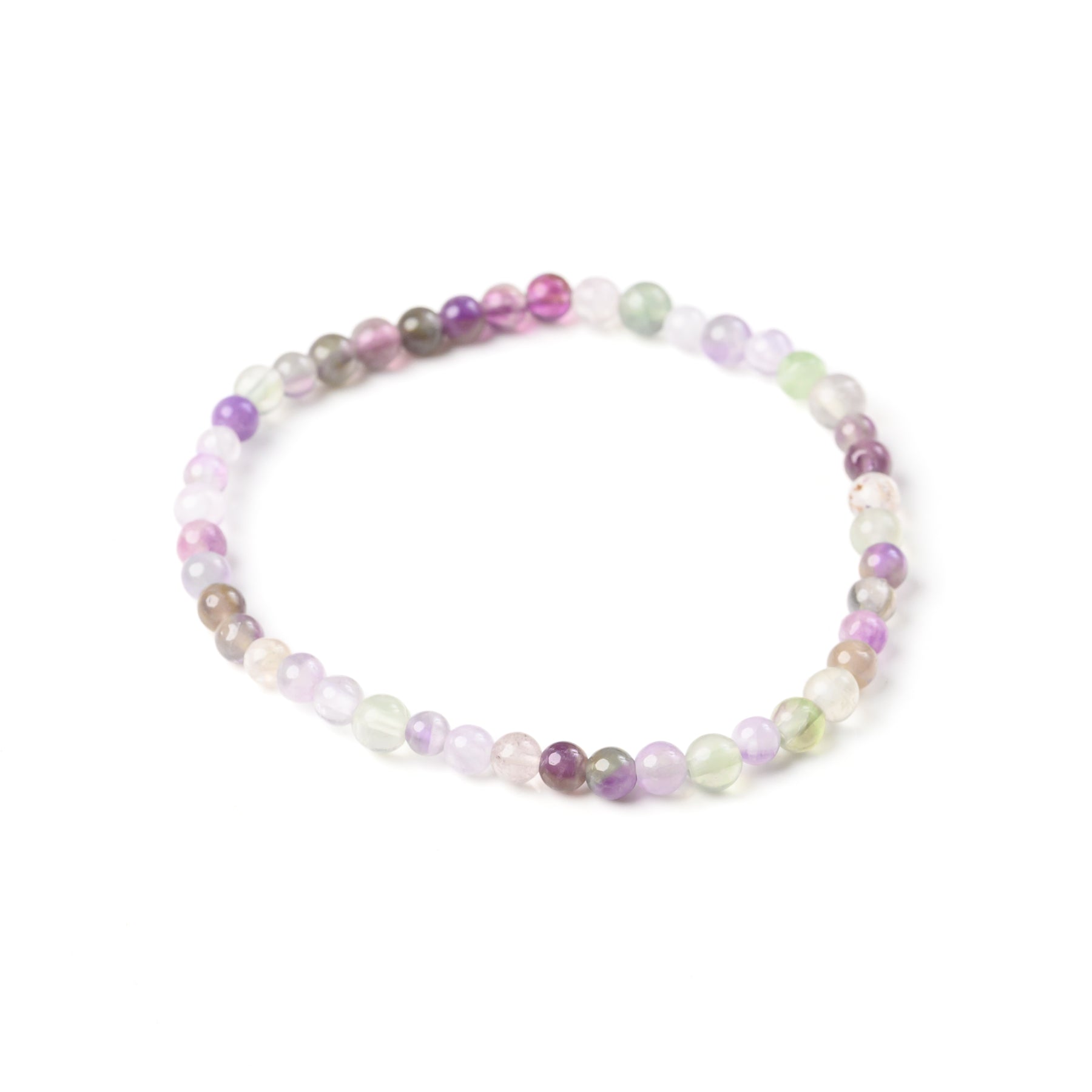 Fluorite Bead Bracelet