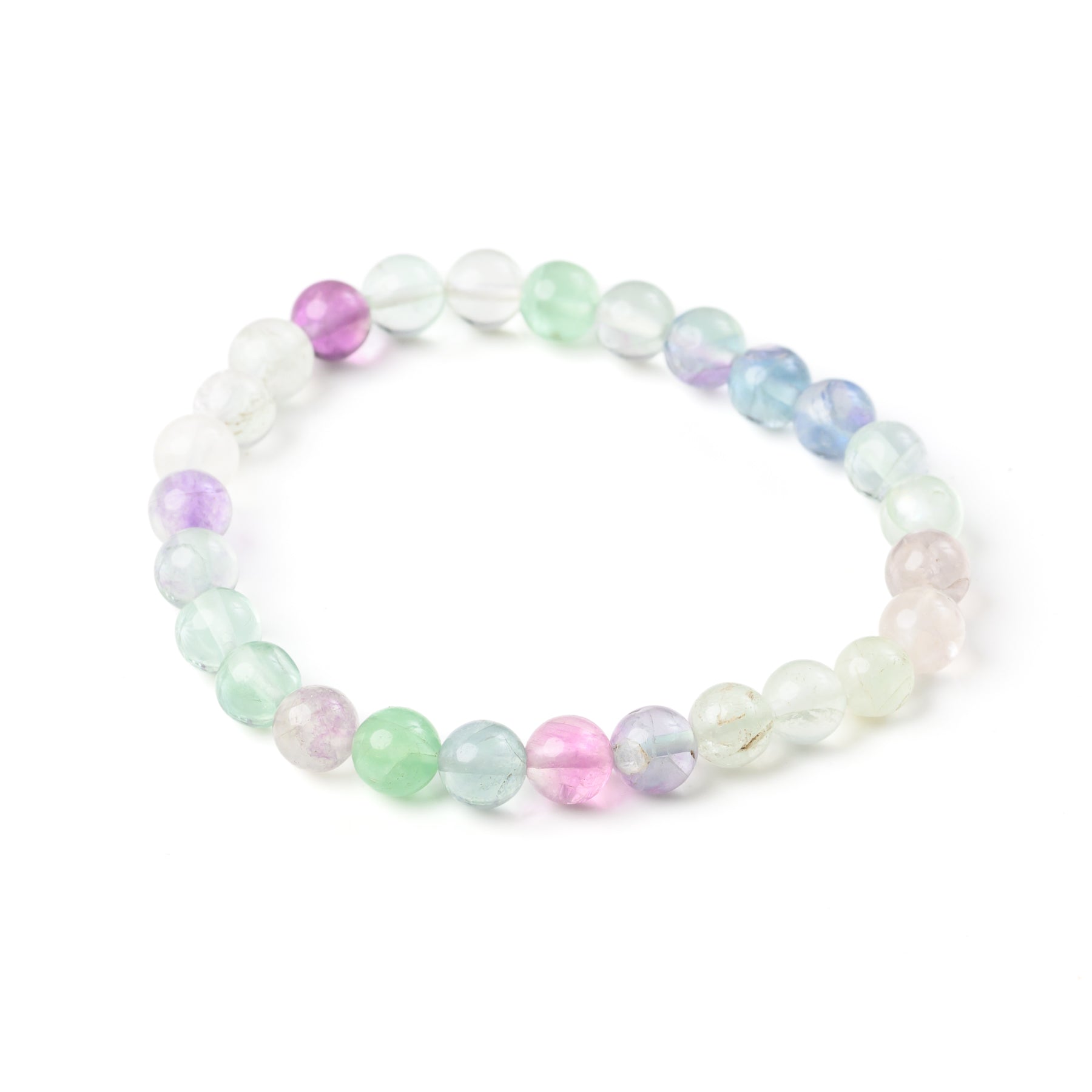 Fluorite Bead Bracelet