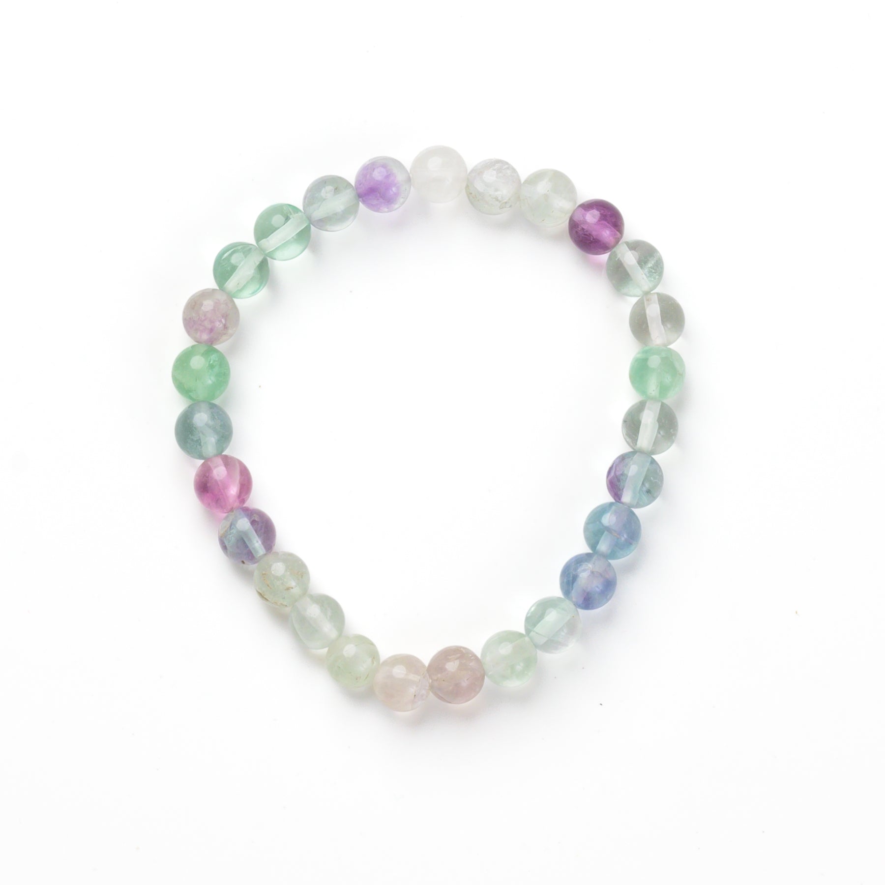Fluorite Bead Bracelet