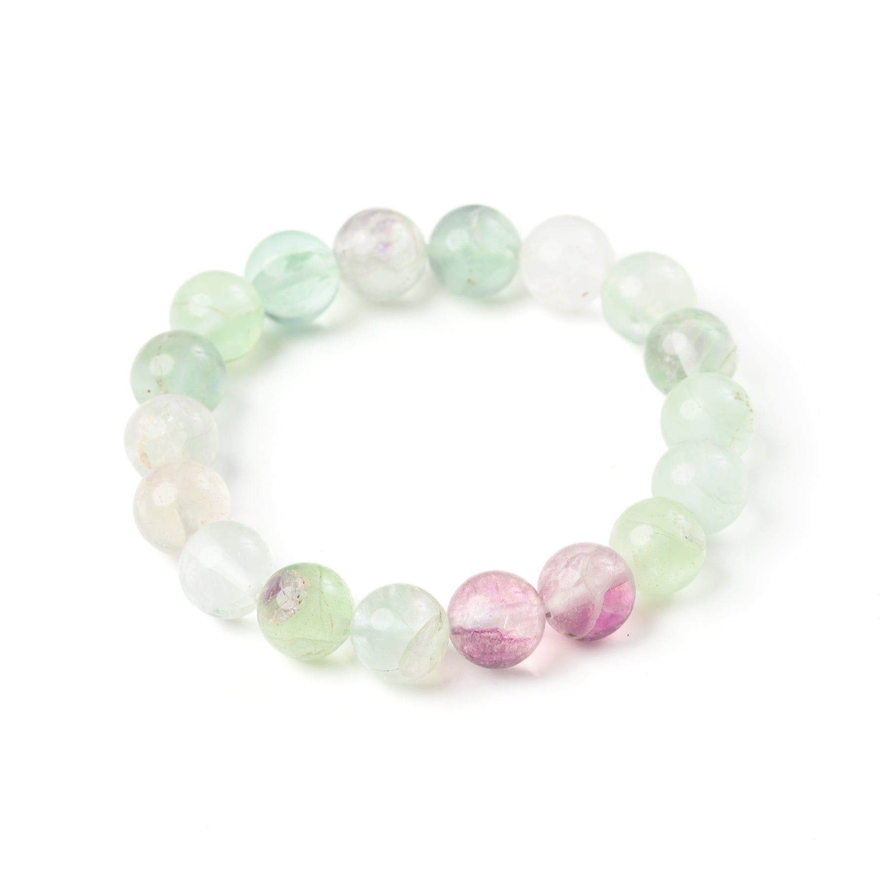 Fluorite Bead Bracelet