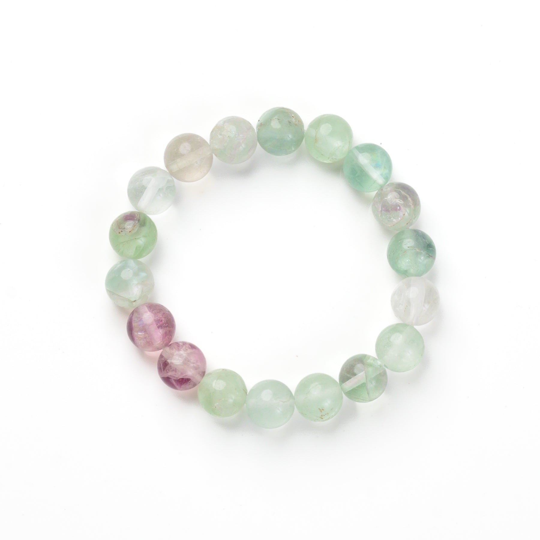 Fluorite Bead Bracelet