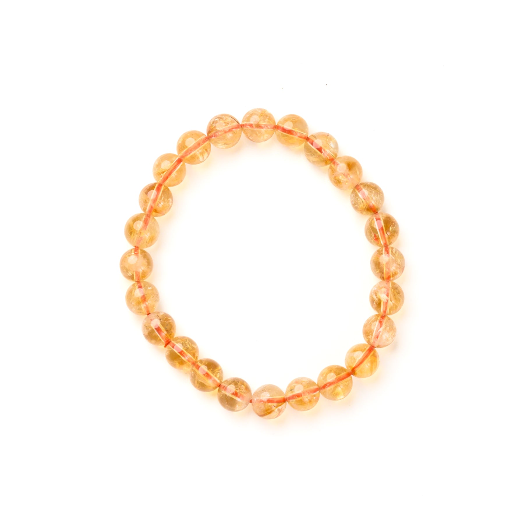 Citrine Bead Bracelet