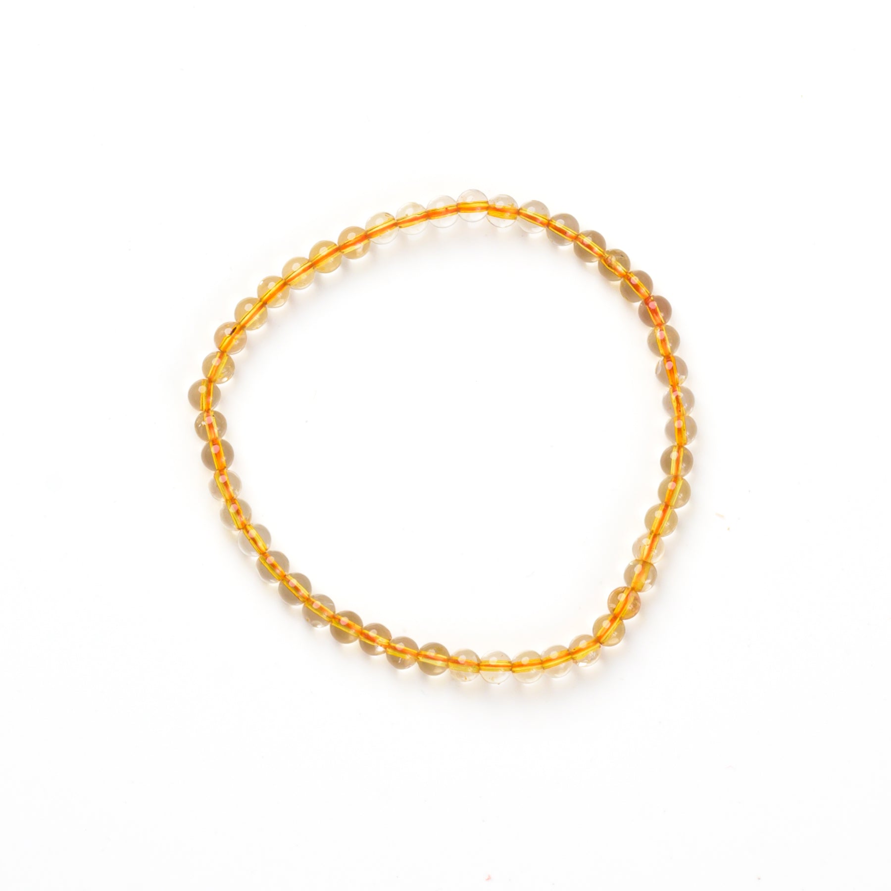 Citrine Bead Bracelet