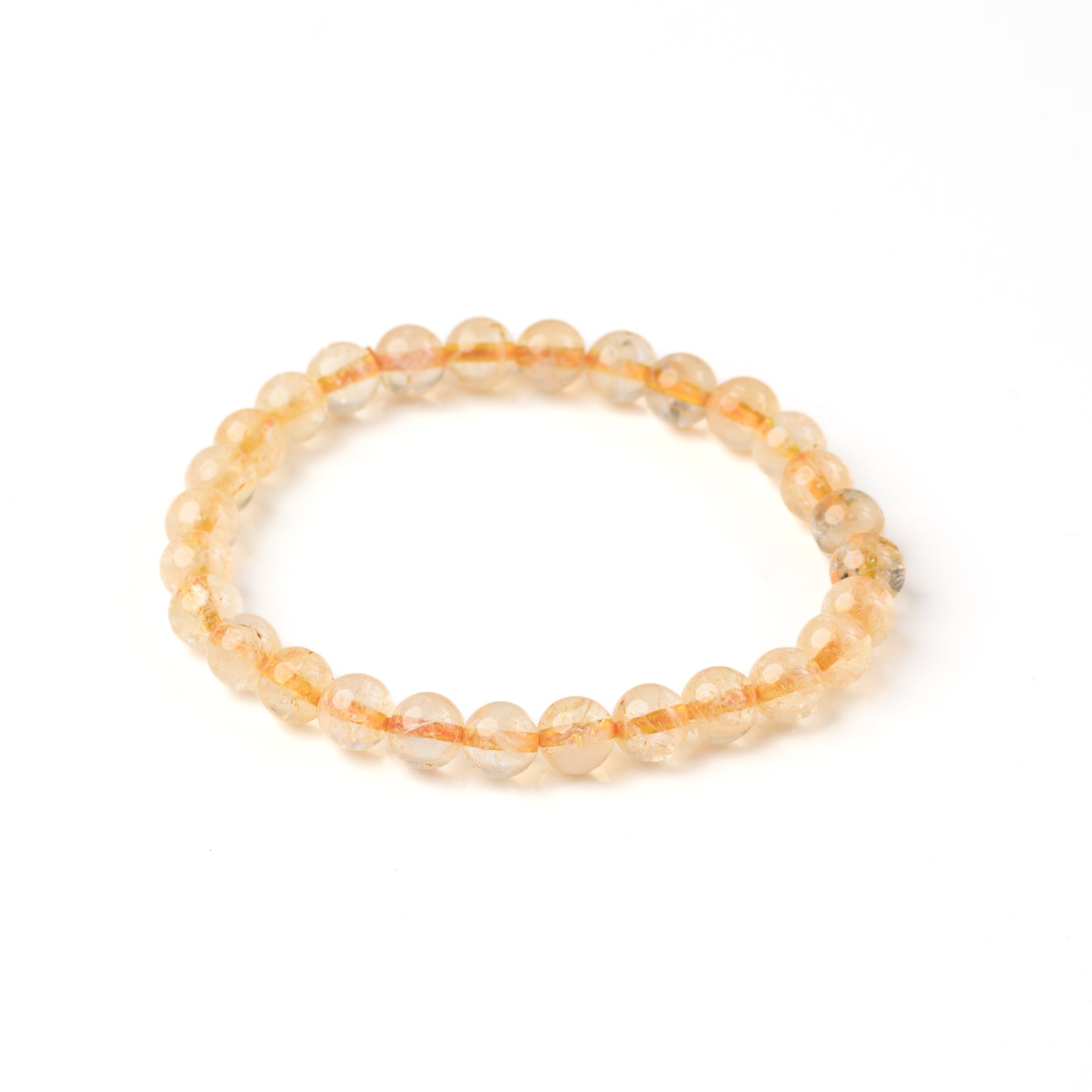 Citrine Bead Bracelet