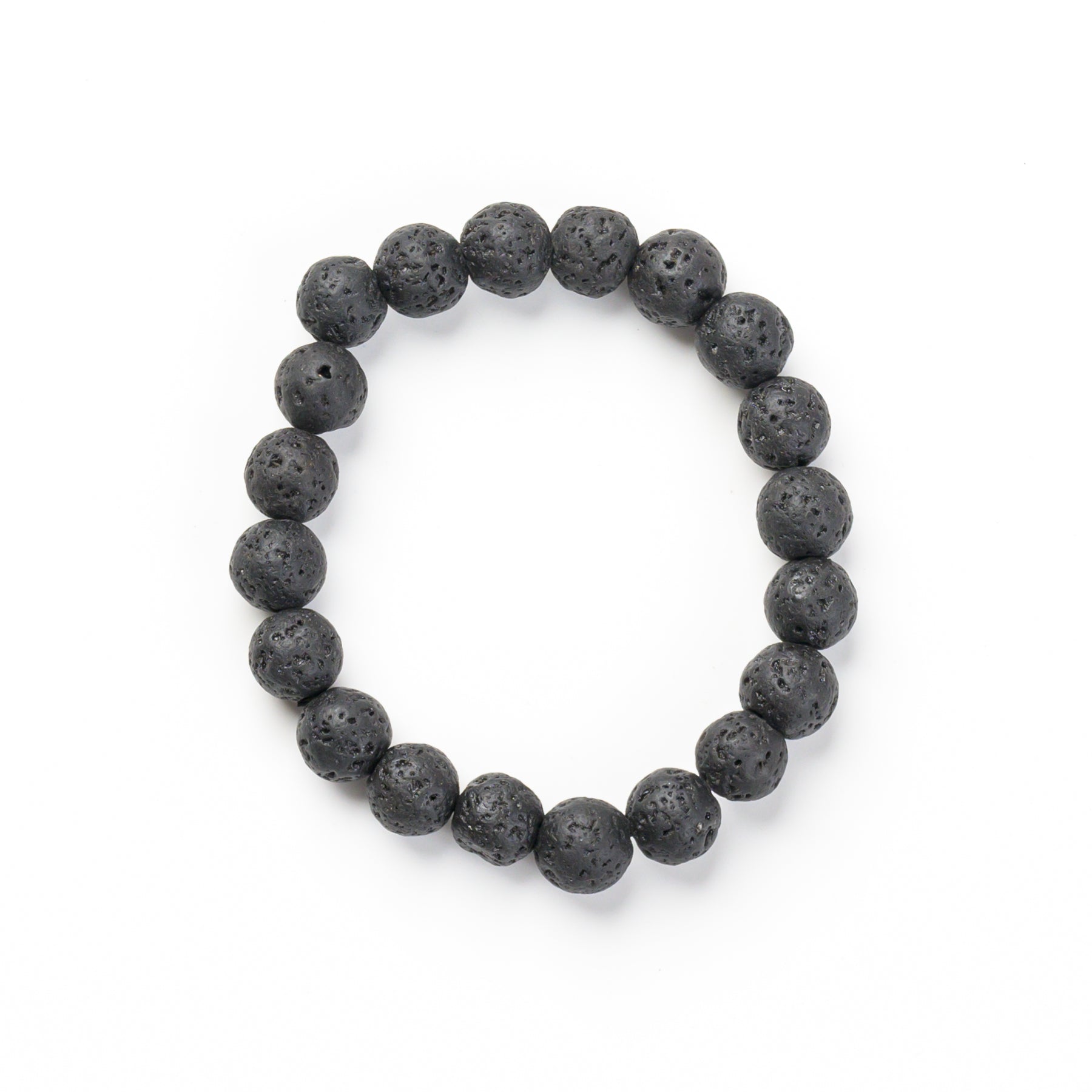 Lava Stone Bead Bracelet