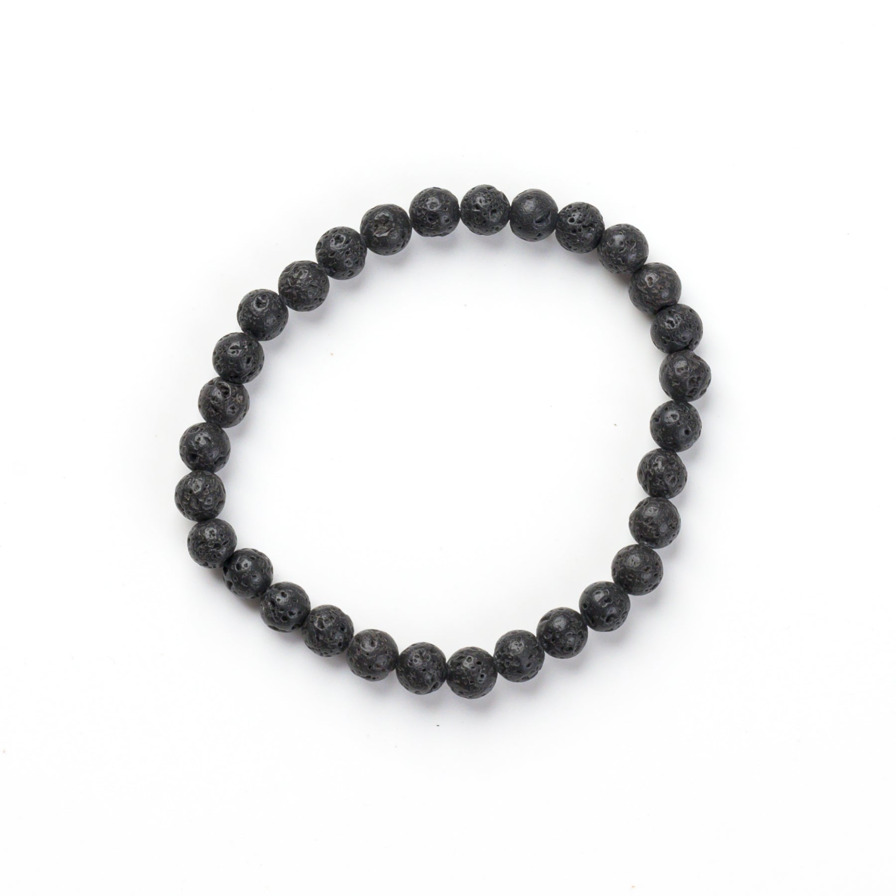 Lava Stone Bead Bracelet