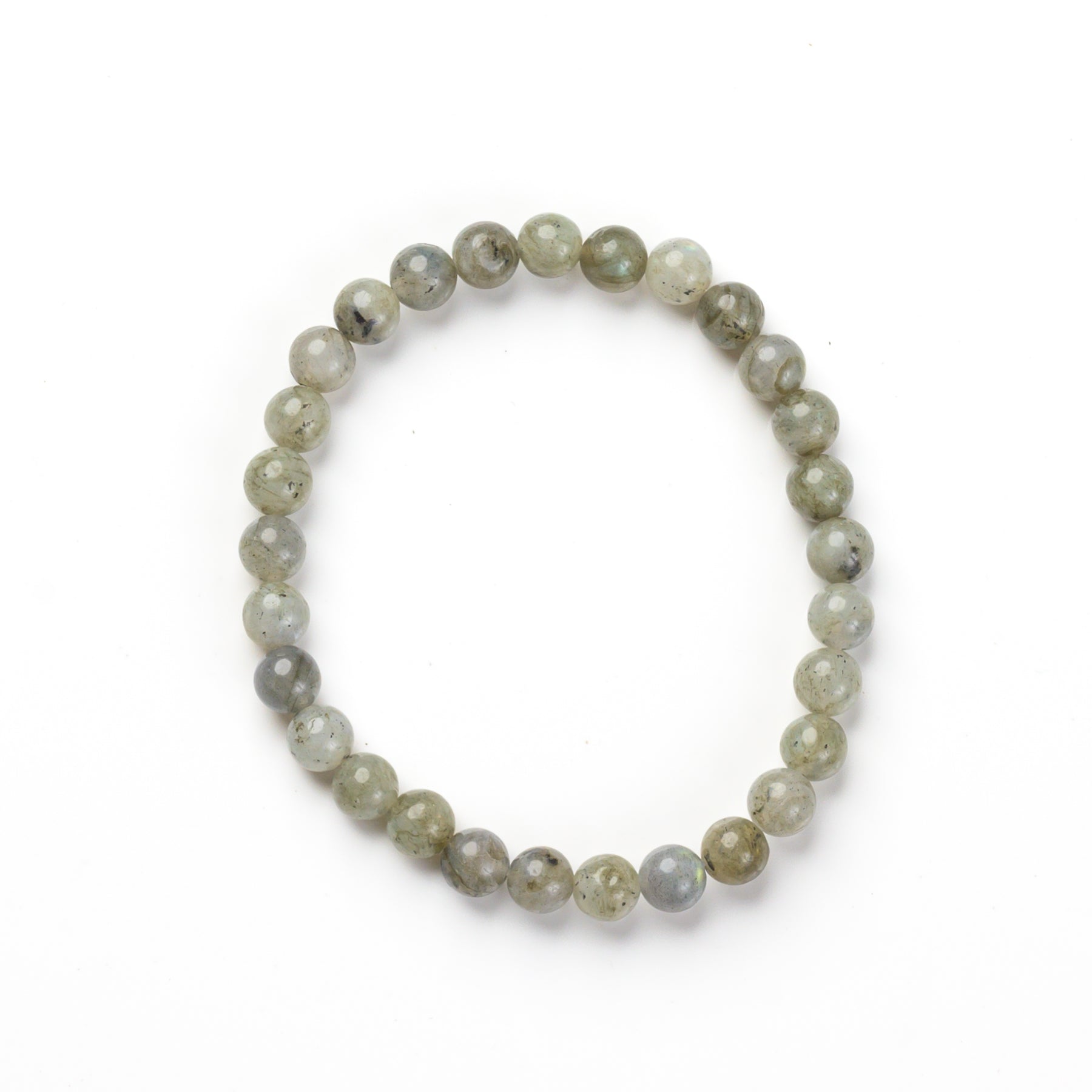 Labradorite Bead Bracelet