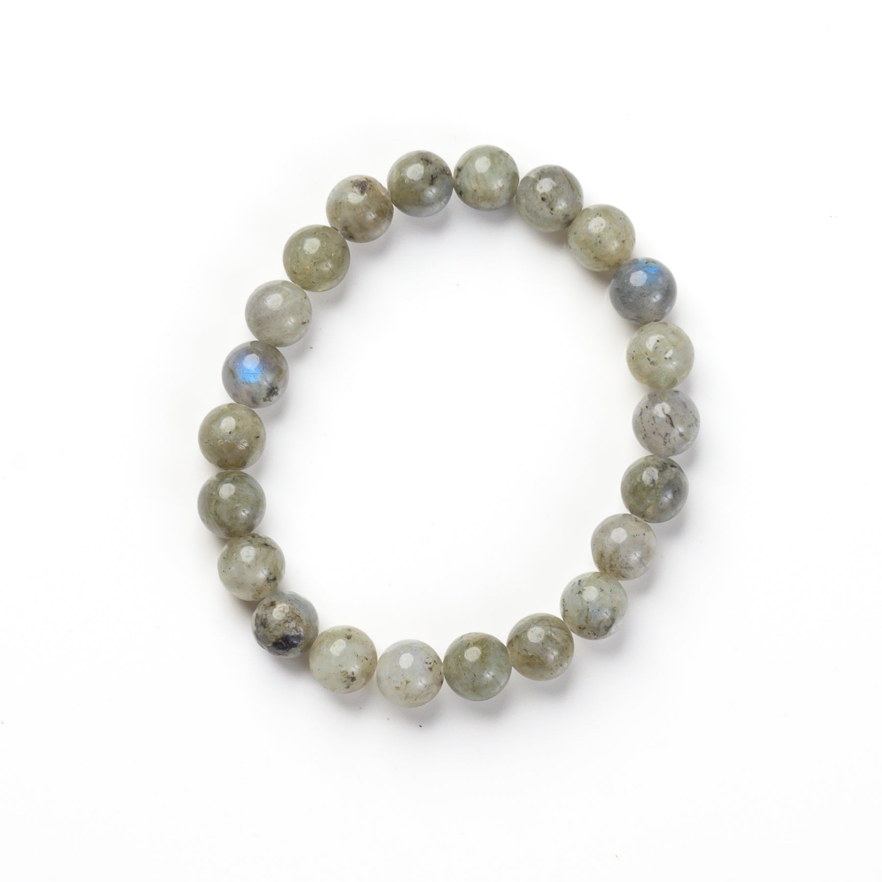 Labradorite Bead Bracelet