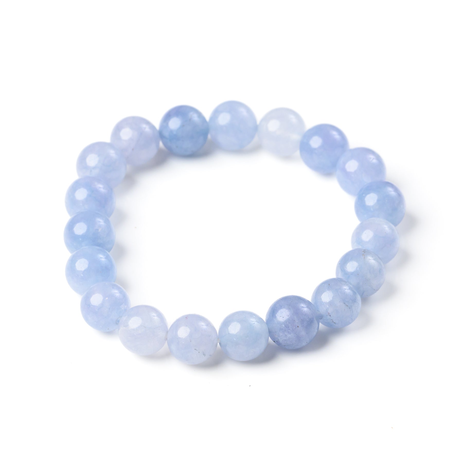 Aquamarine Beaded Bracelet