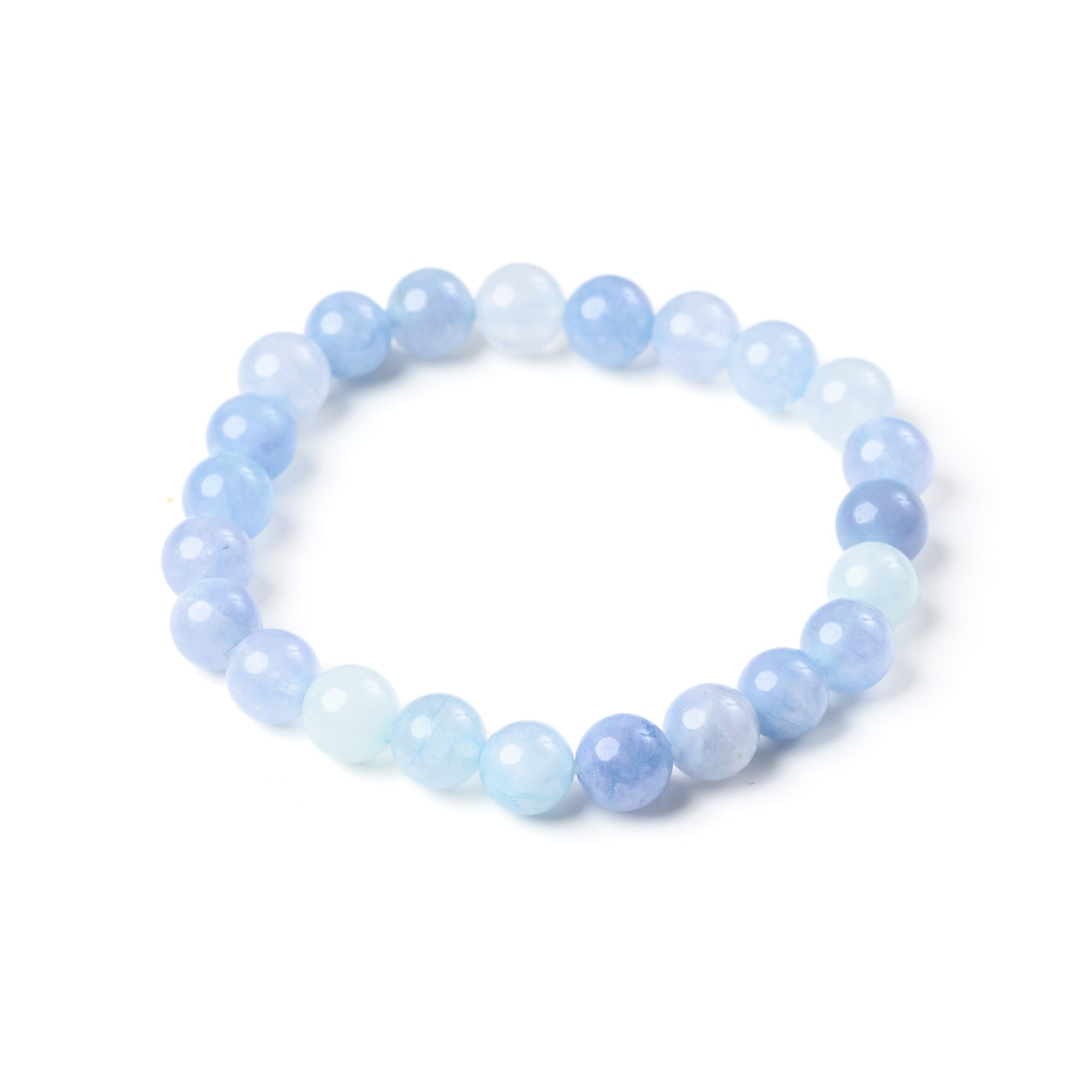 Aquamarine Beaded Bracelet