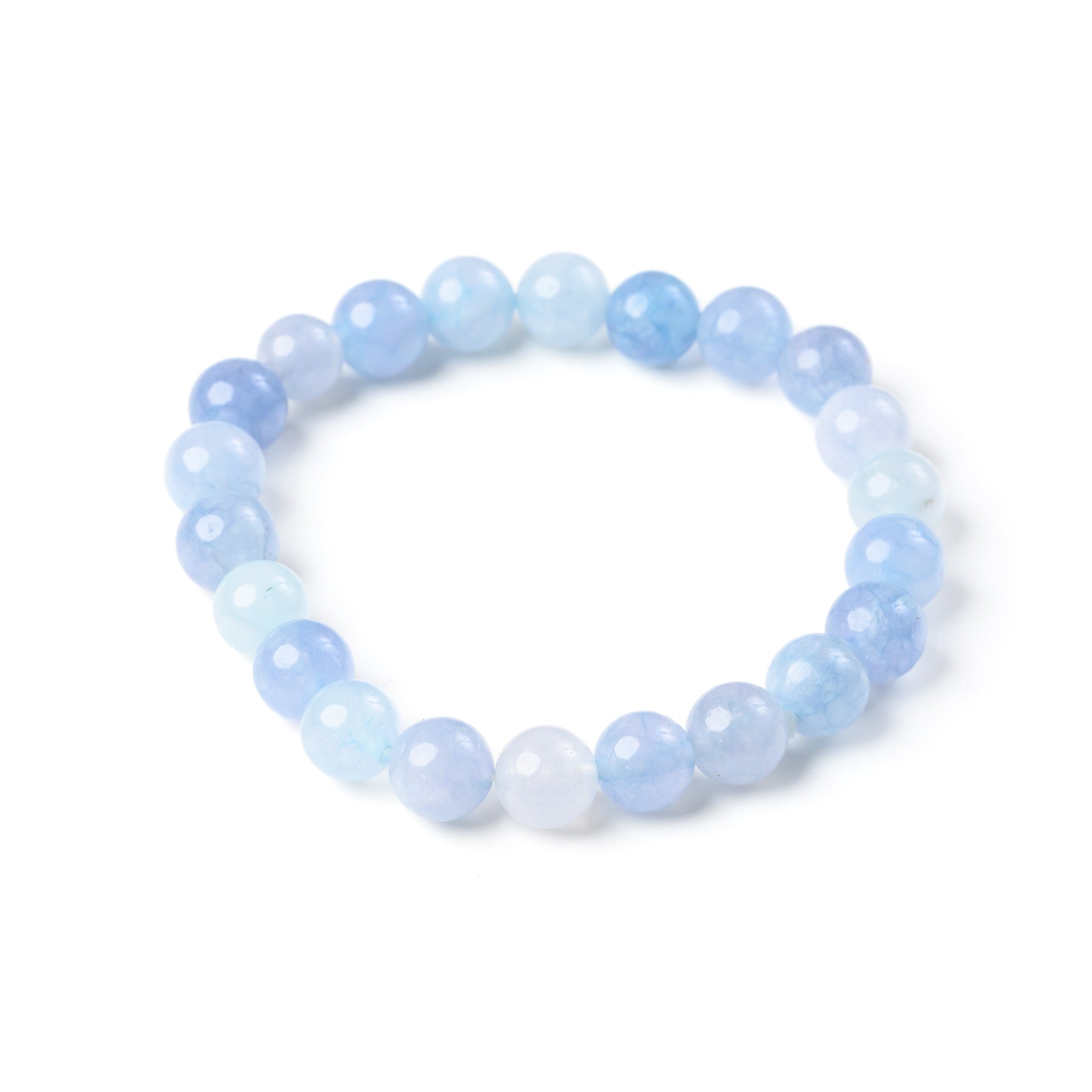 Aquamarine Beaded Bracelet