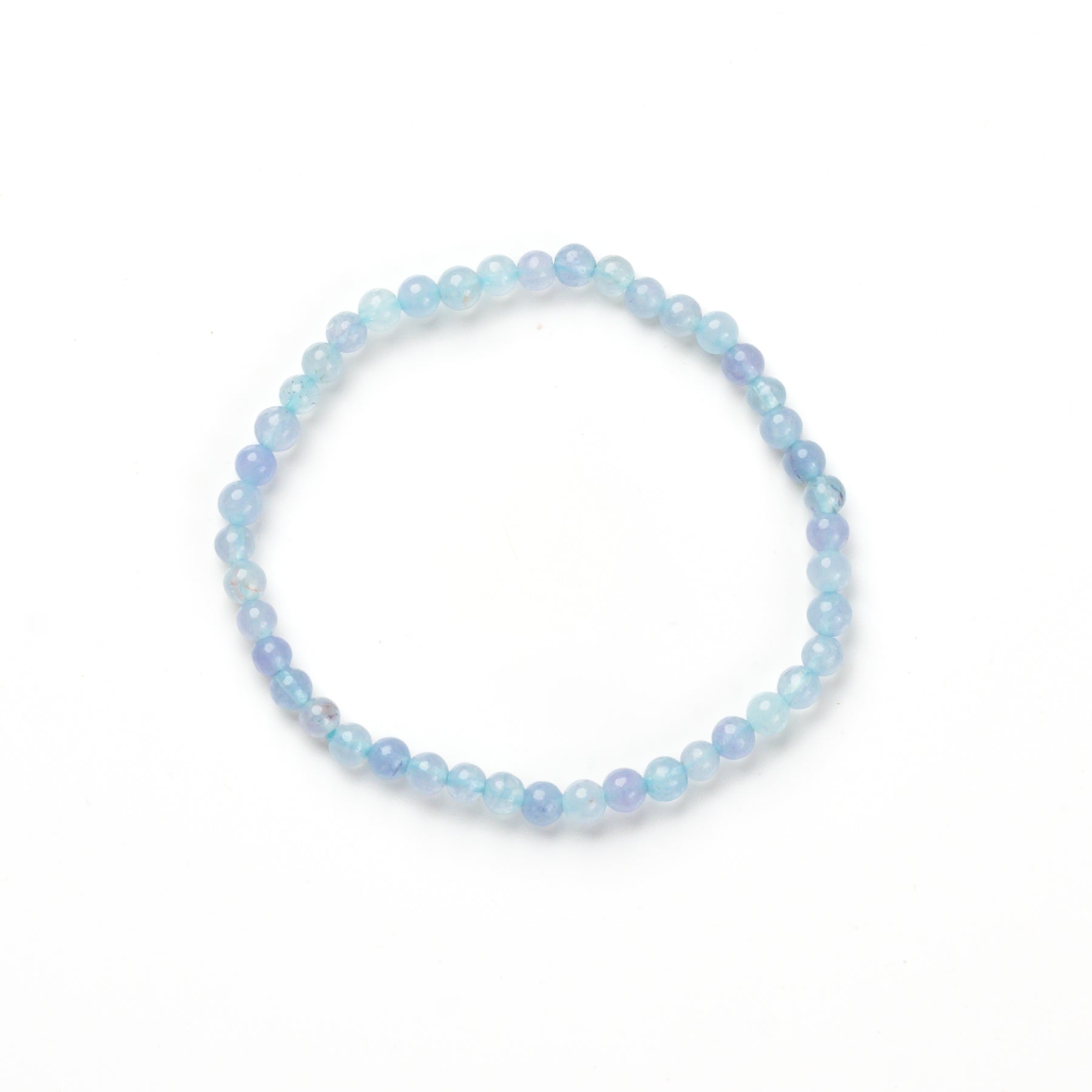 Aquamarine Beaded Bracelet