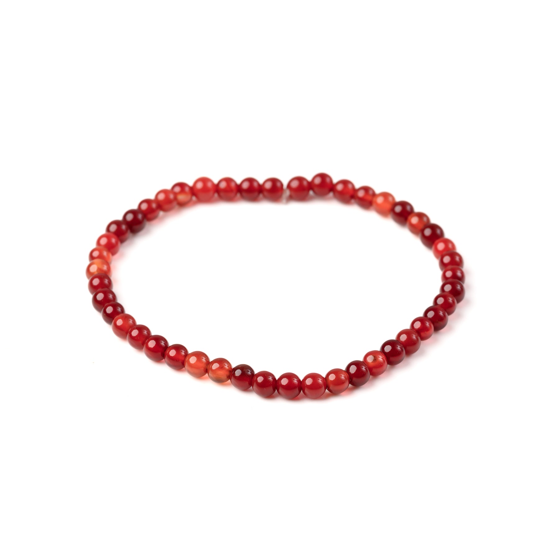 Carnelian Bead Bracelet