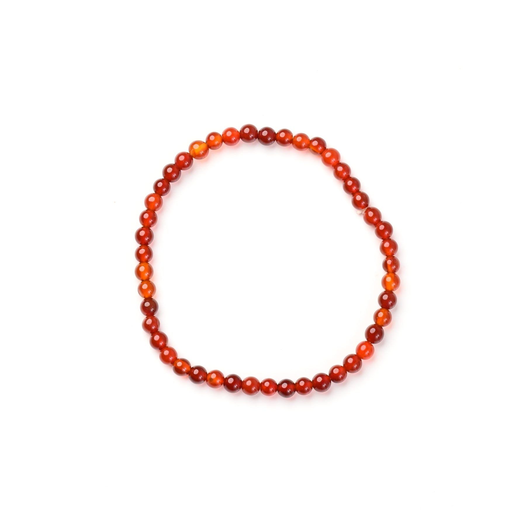 Carnelian Bead Bracelet