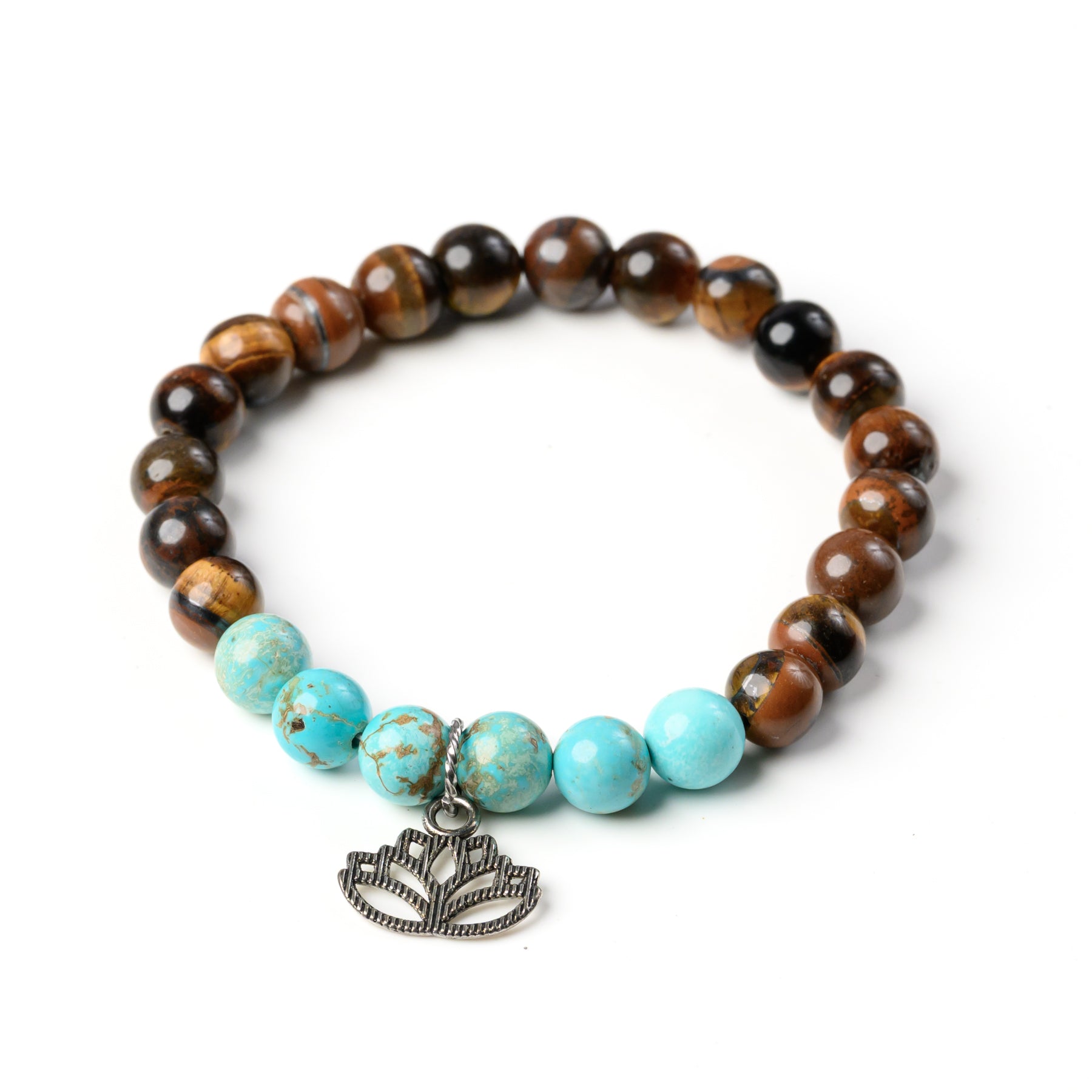 Tiger Eye with Turquoise