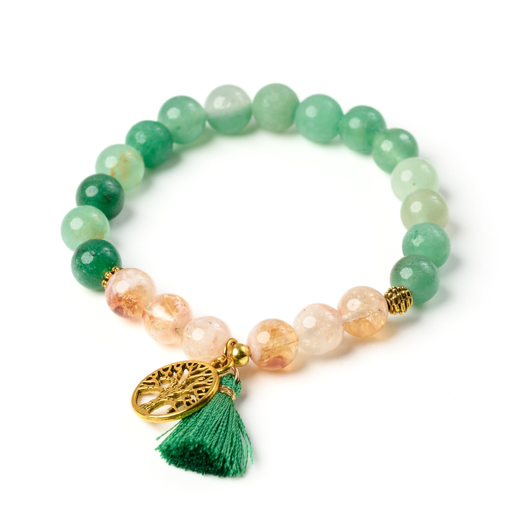 Aventurine with Citrine