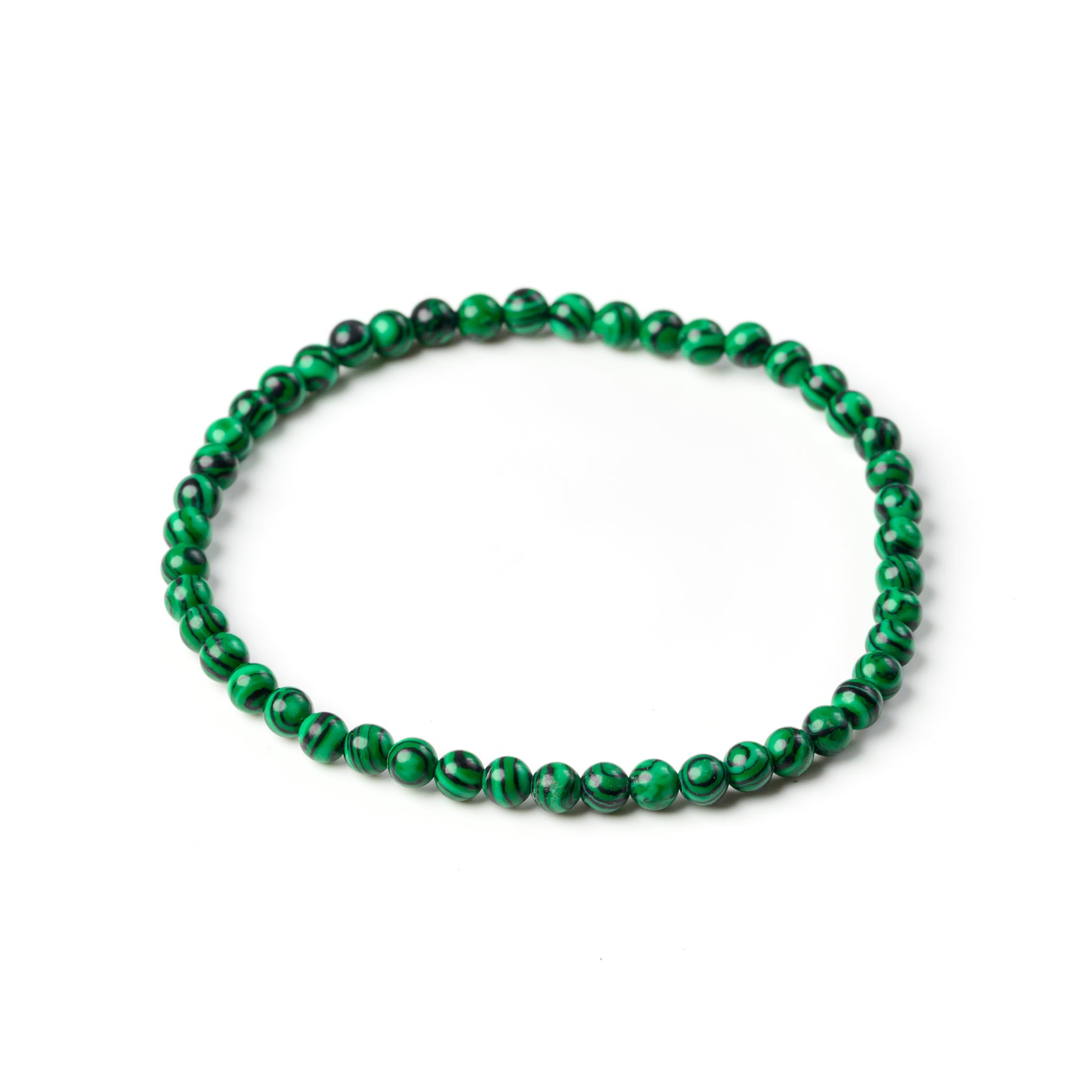 Malachite Bead Bracelet