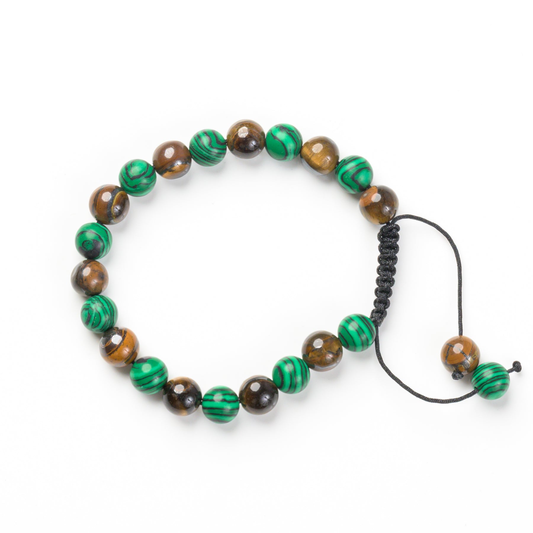 Malachite With Tiger's Eye Bracelet