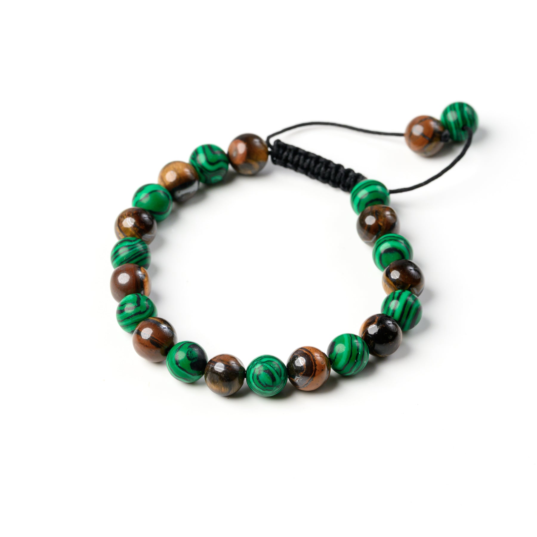 Malachite With Tiger's Eye Bracelet