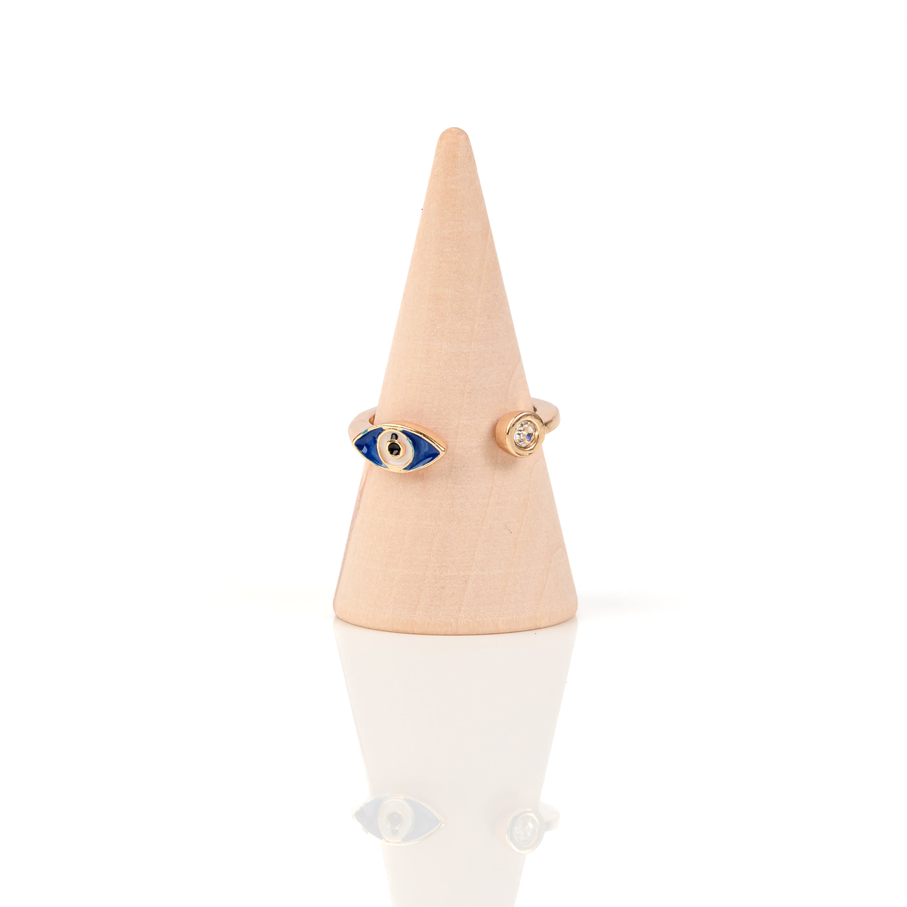 Austere Evil Eye Ring
