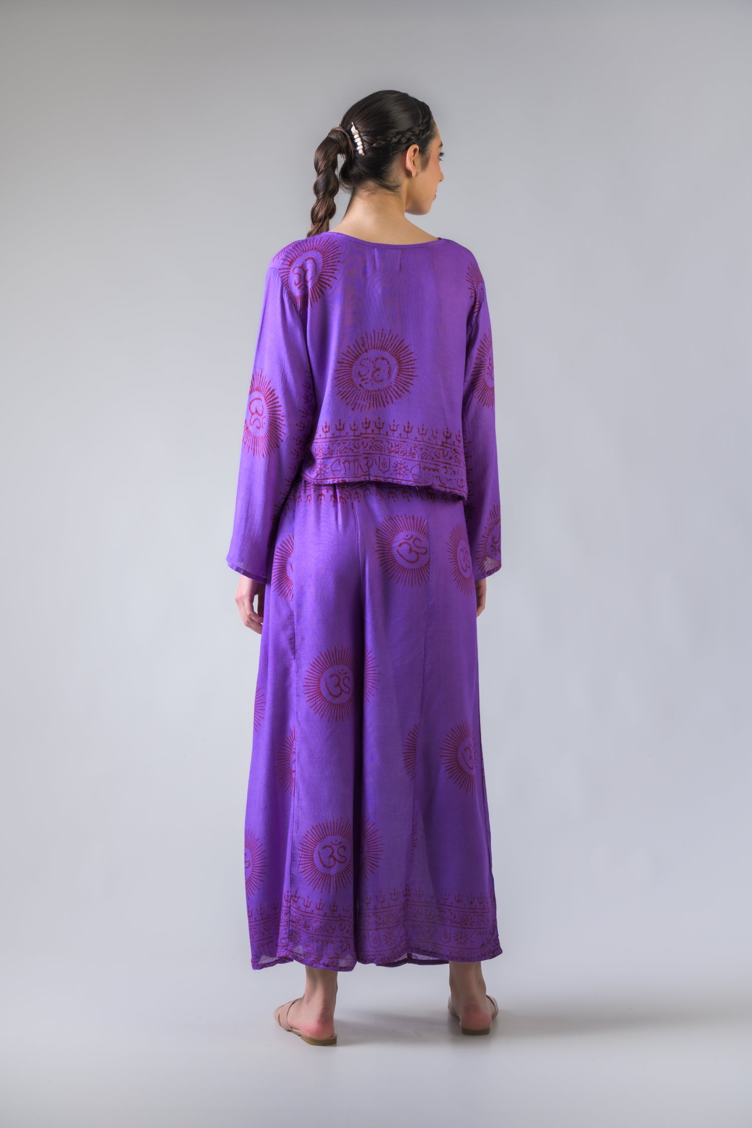 Rhea V Neck Top and Trousers Set Assorted / One Size