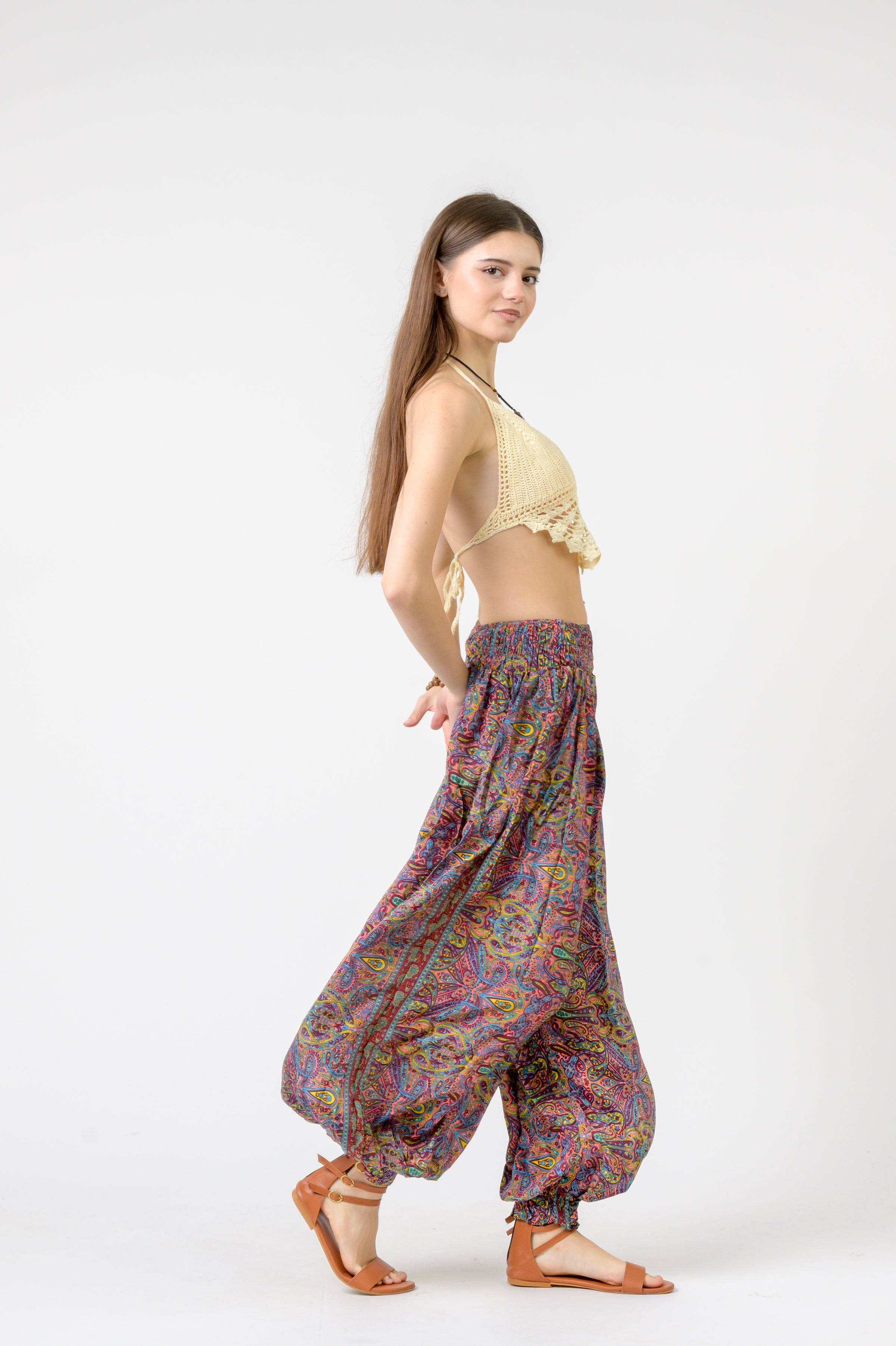 Rhea Printed Boho Pants