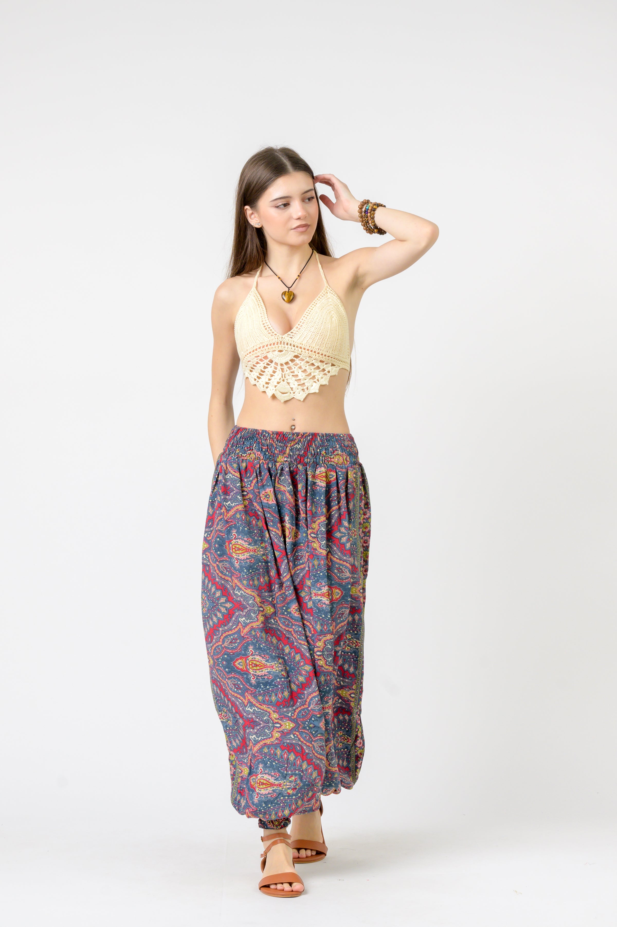 Rhea Printed Boho Pants