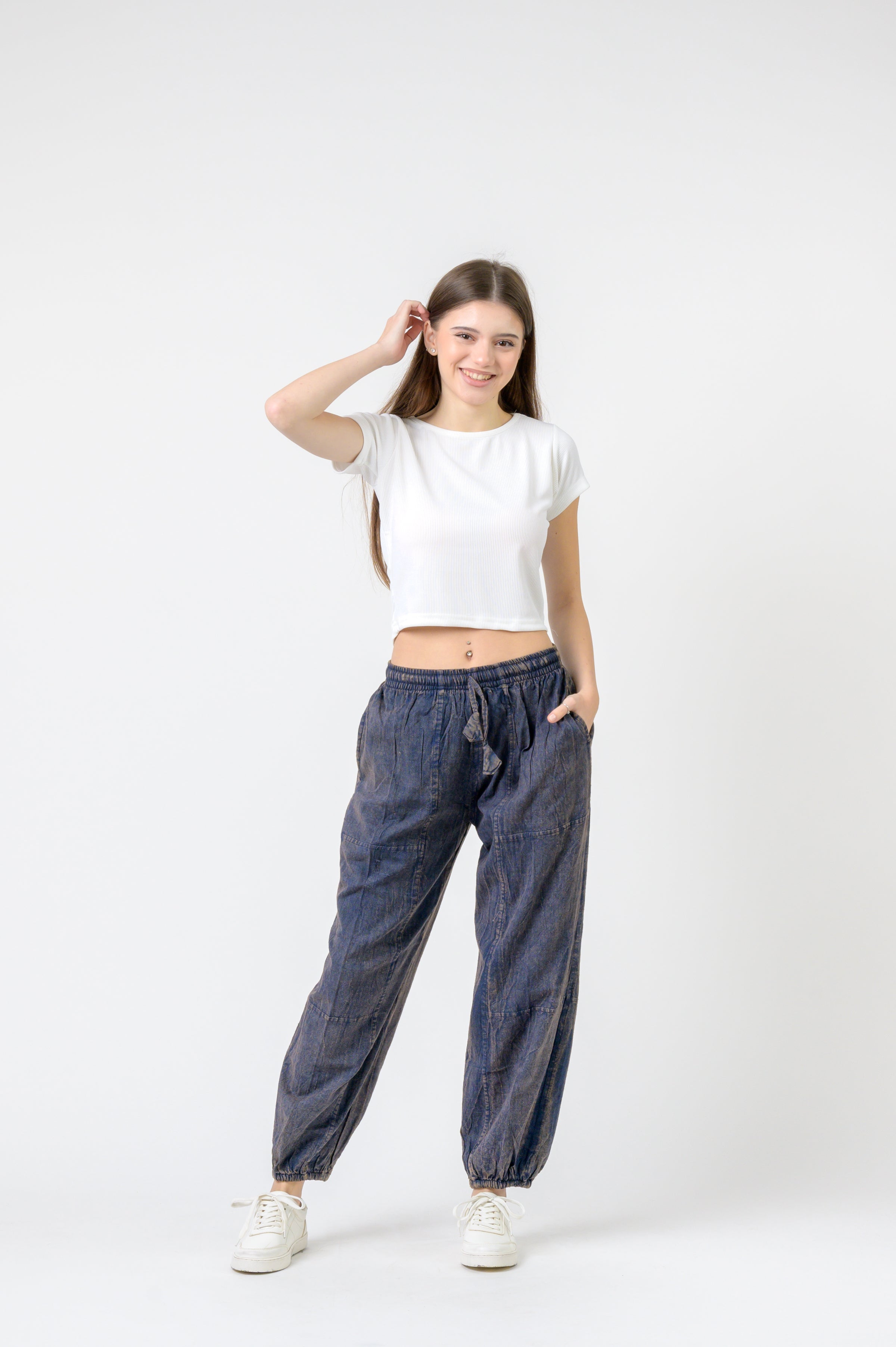 Rhea Tie-Front Yoga Pants