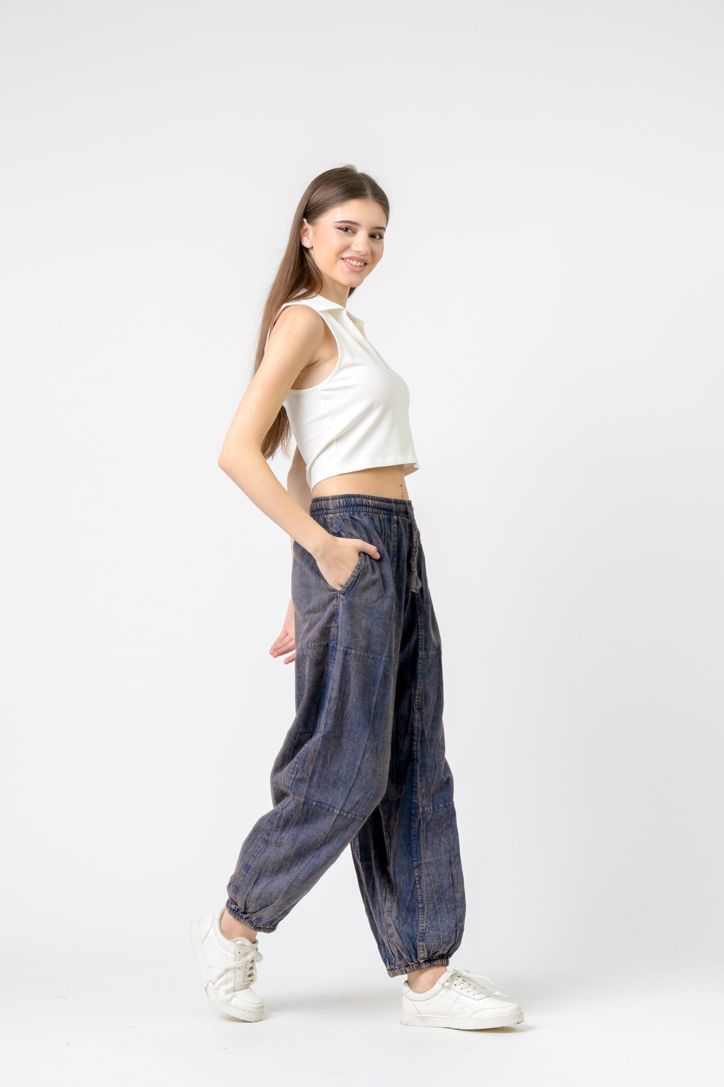 Rhea Tie-Front Yoga Pants